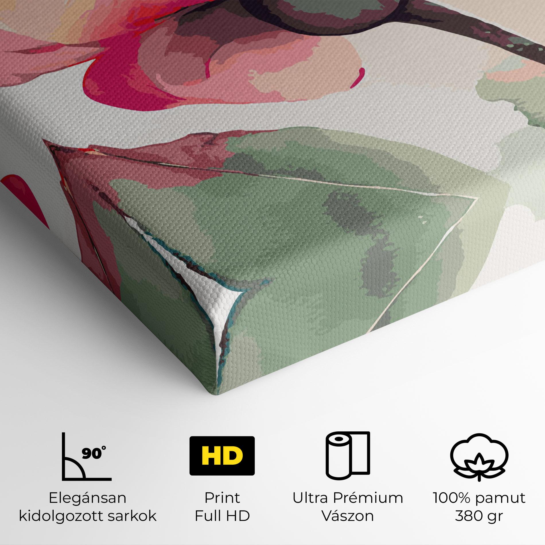 Vászonkép Pastel Poppy mockup 4