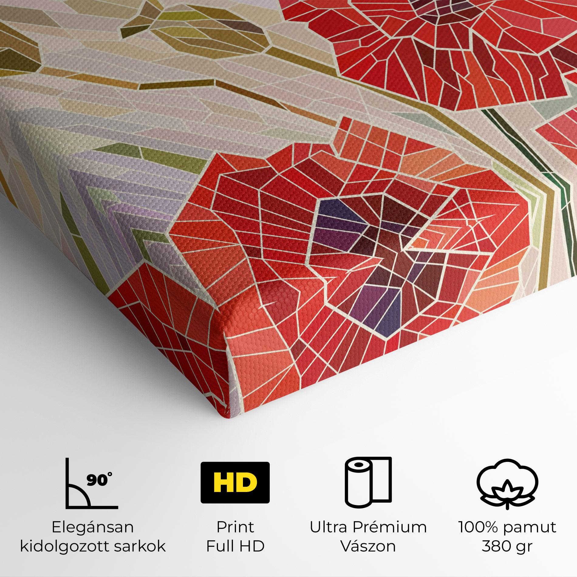 Vászonkép Poppy Glass mockup 4