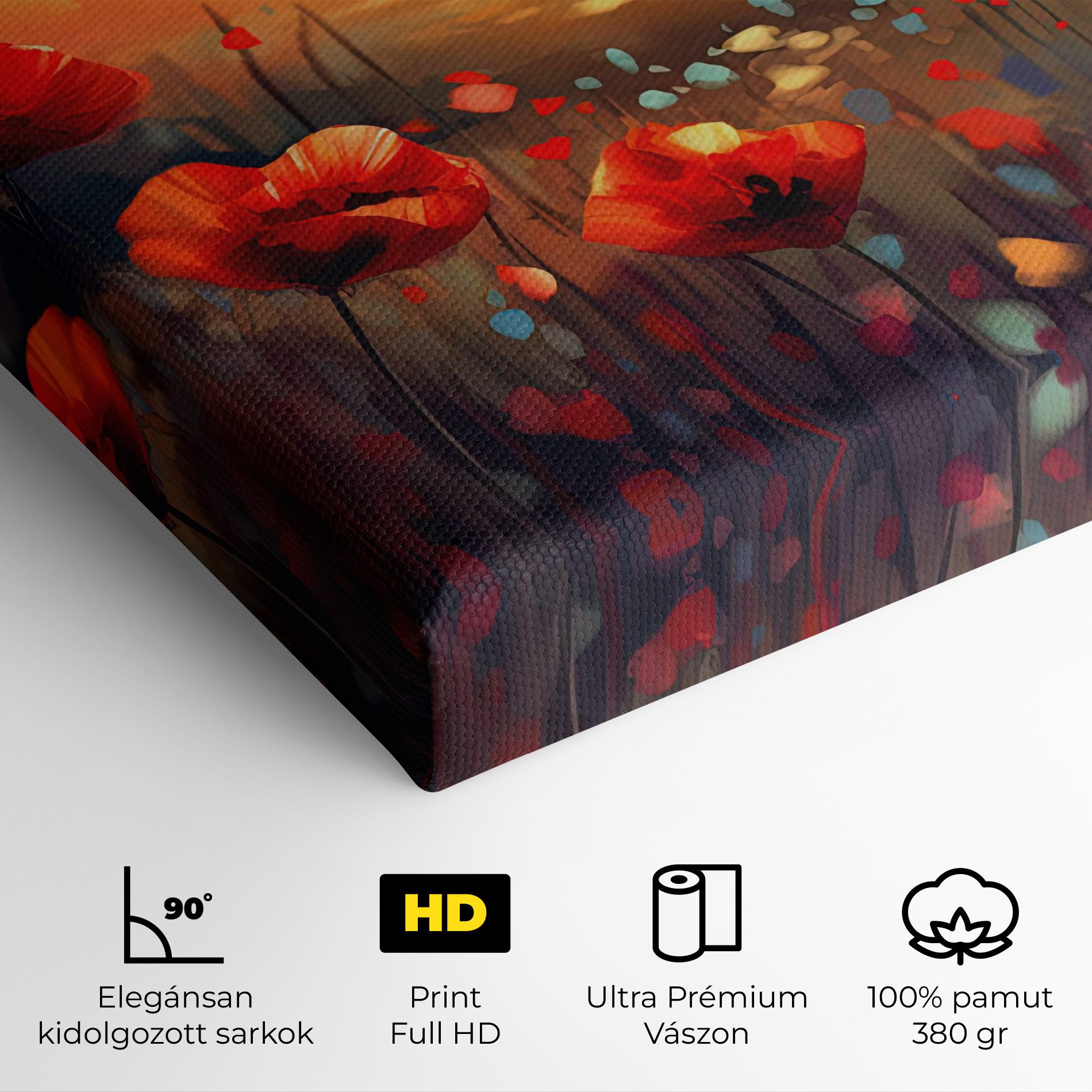 Sunrise Painting Poppies mockup 4