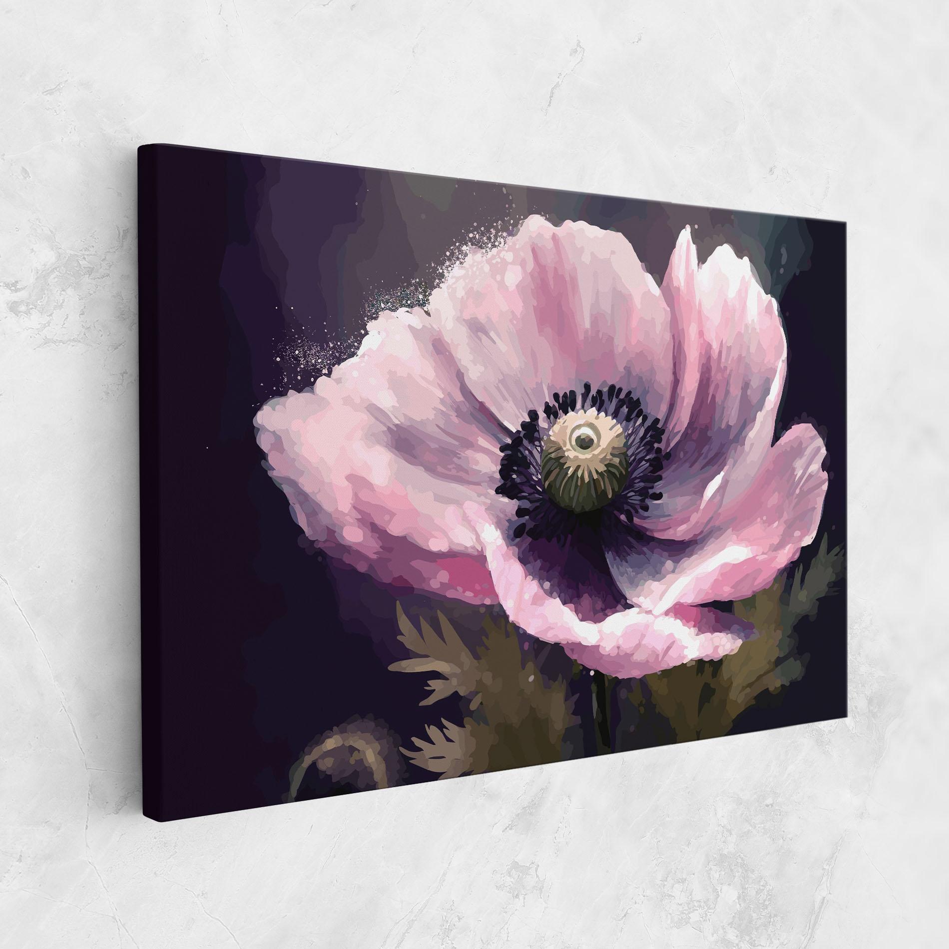 Vászonkép Pretty Pink Poppy mockup 1