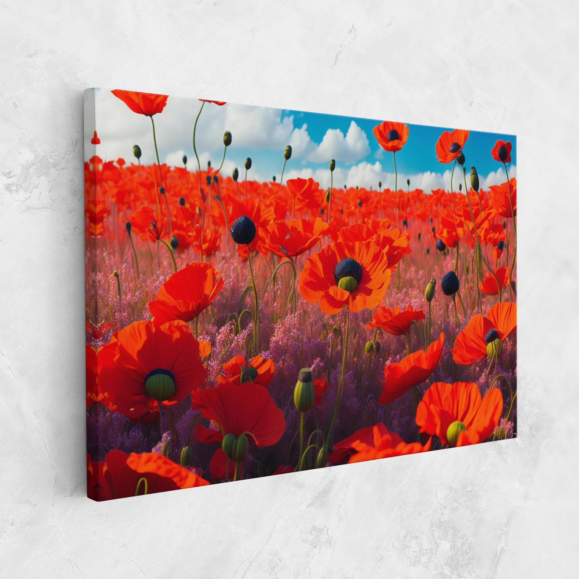 Vászonkép Wild Poppies mockup 1