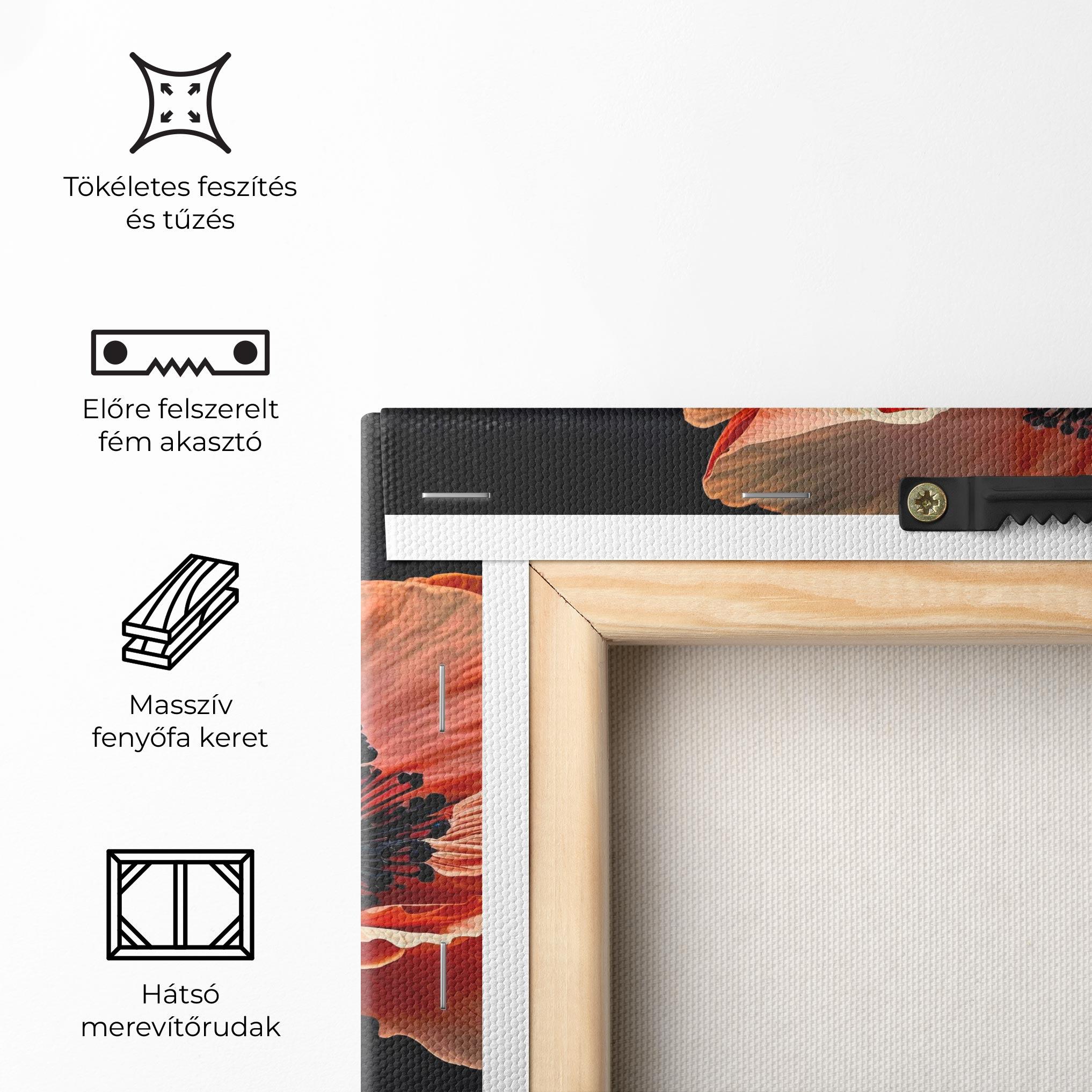 Vászonkép 3 Poppies mockup 5