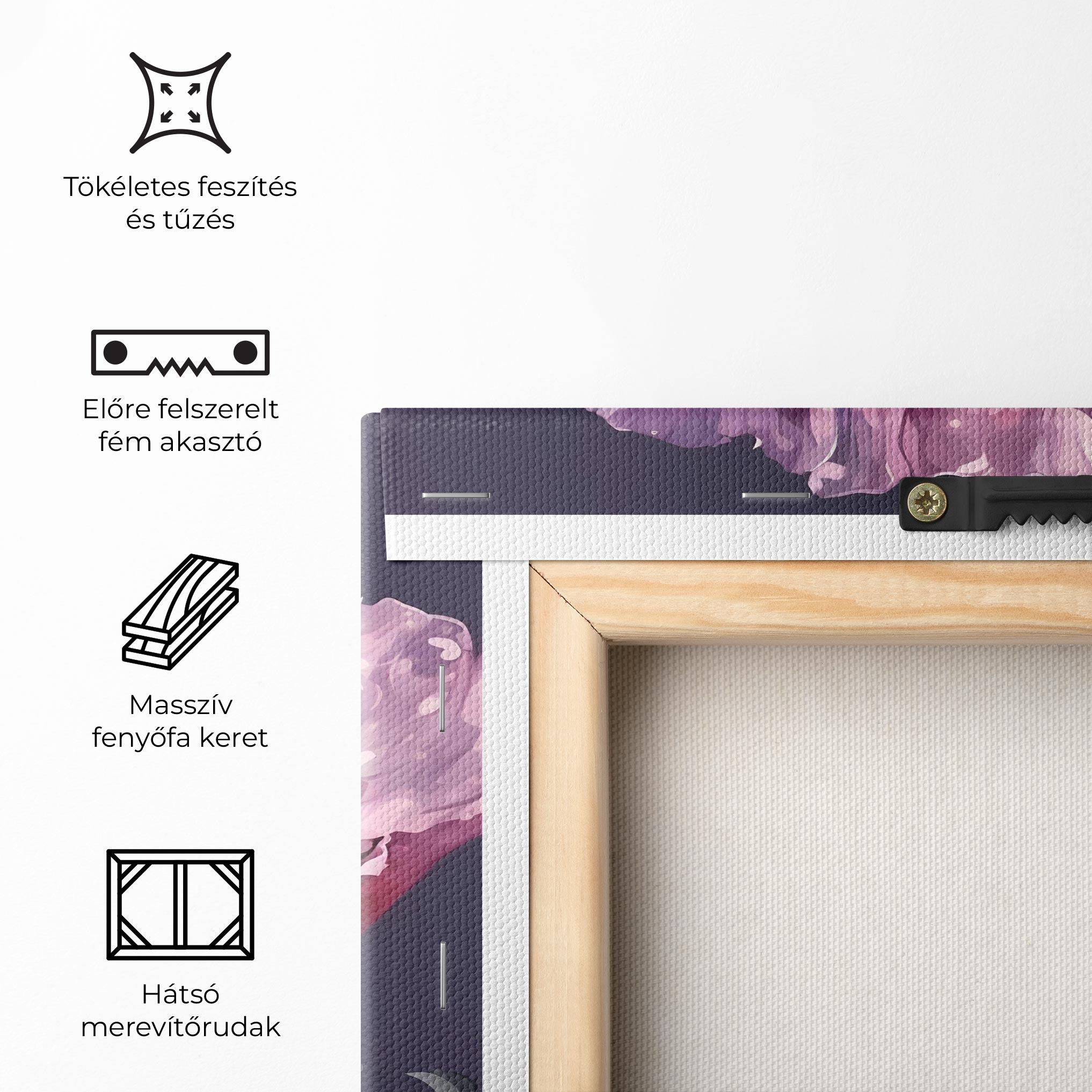 Vászonkép Light Purple Poppy mockup 5