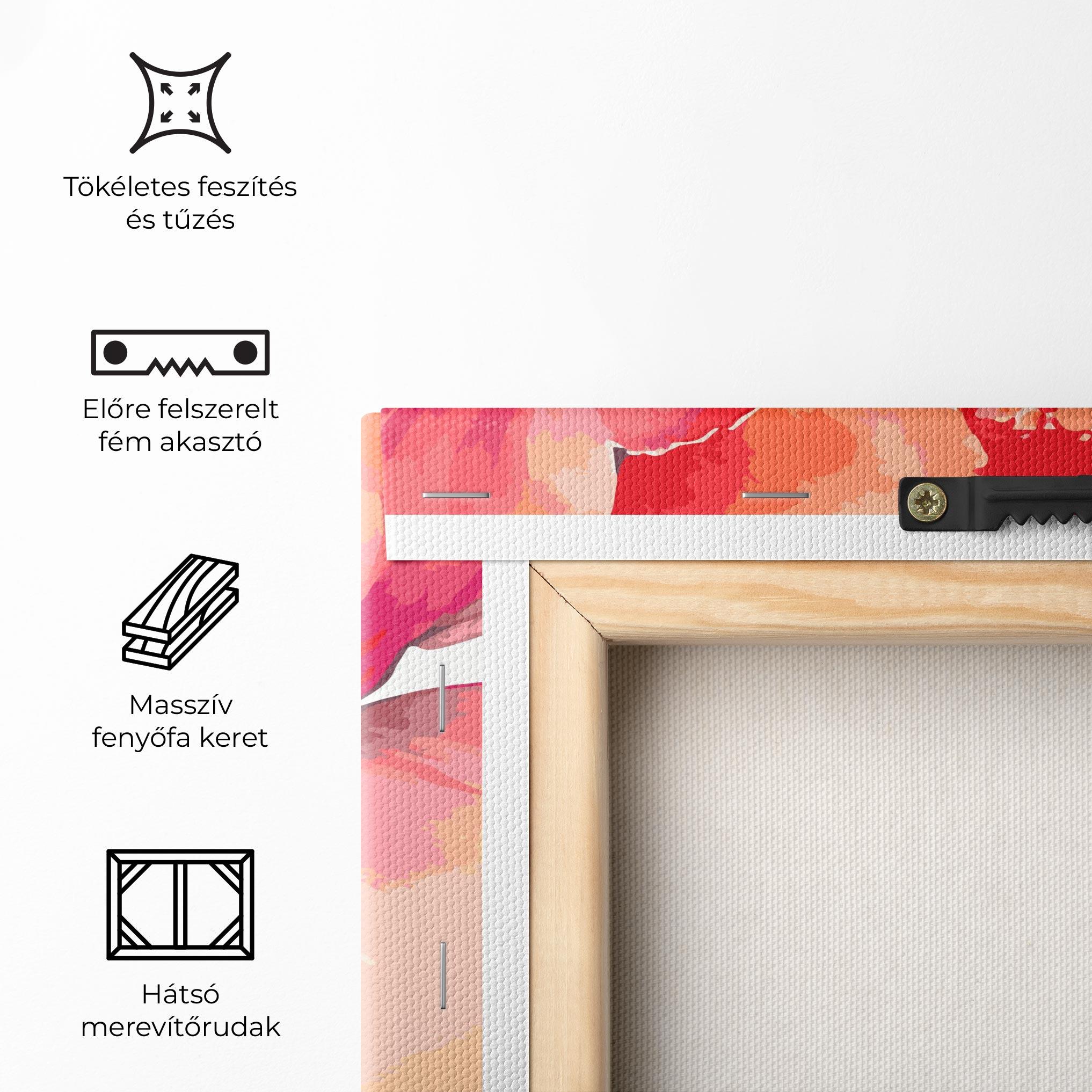 Vászonkép Pastel Poppy mockup 5