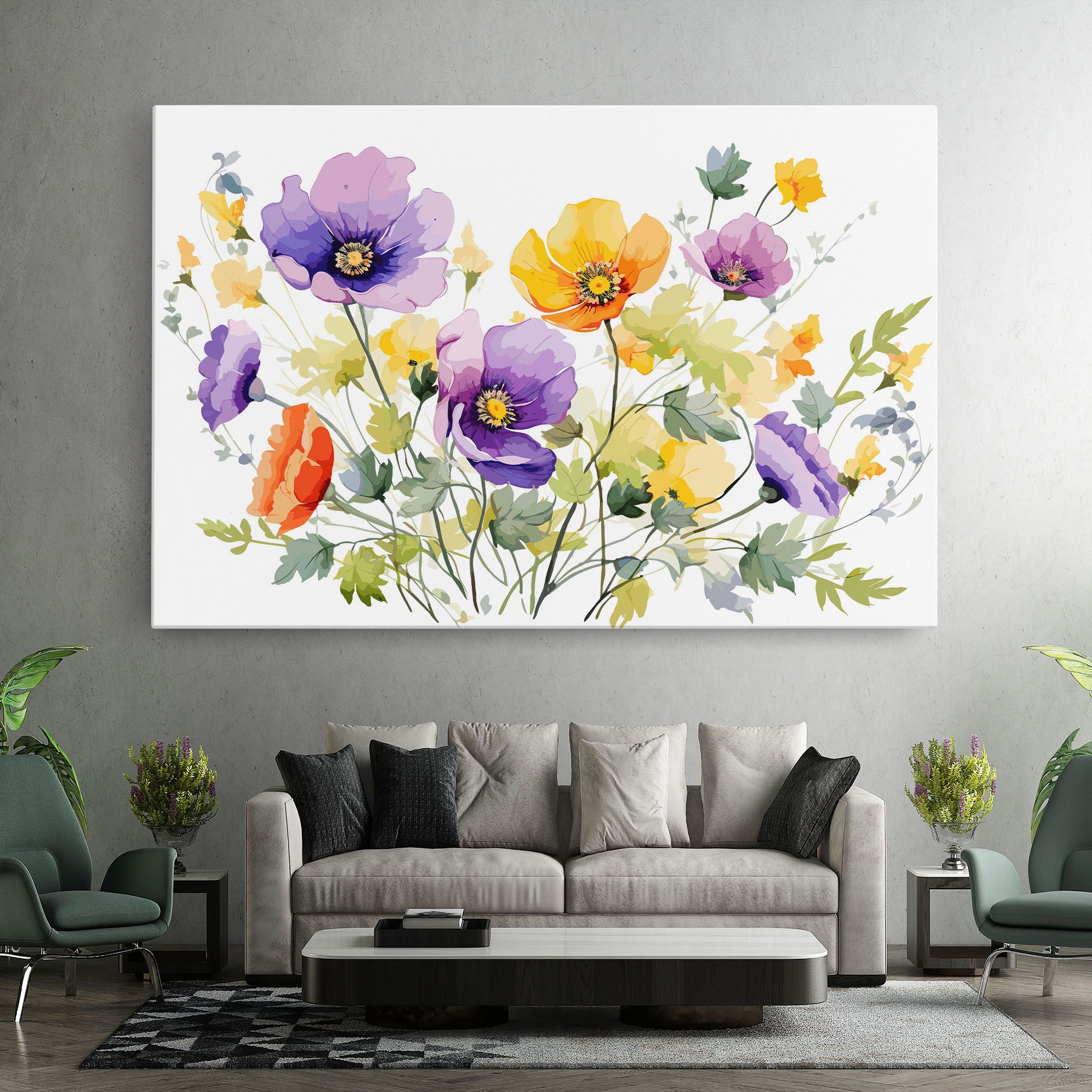 Purple Orange Poppy mockup 7