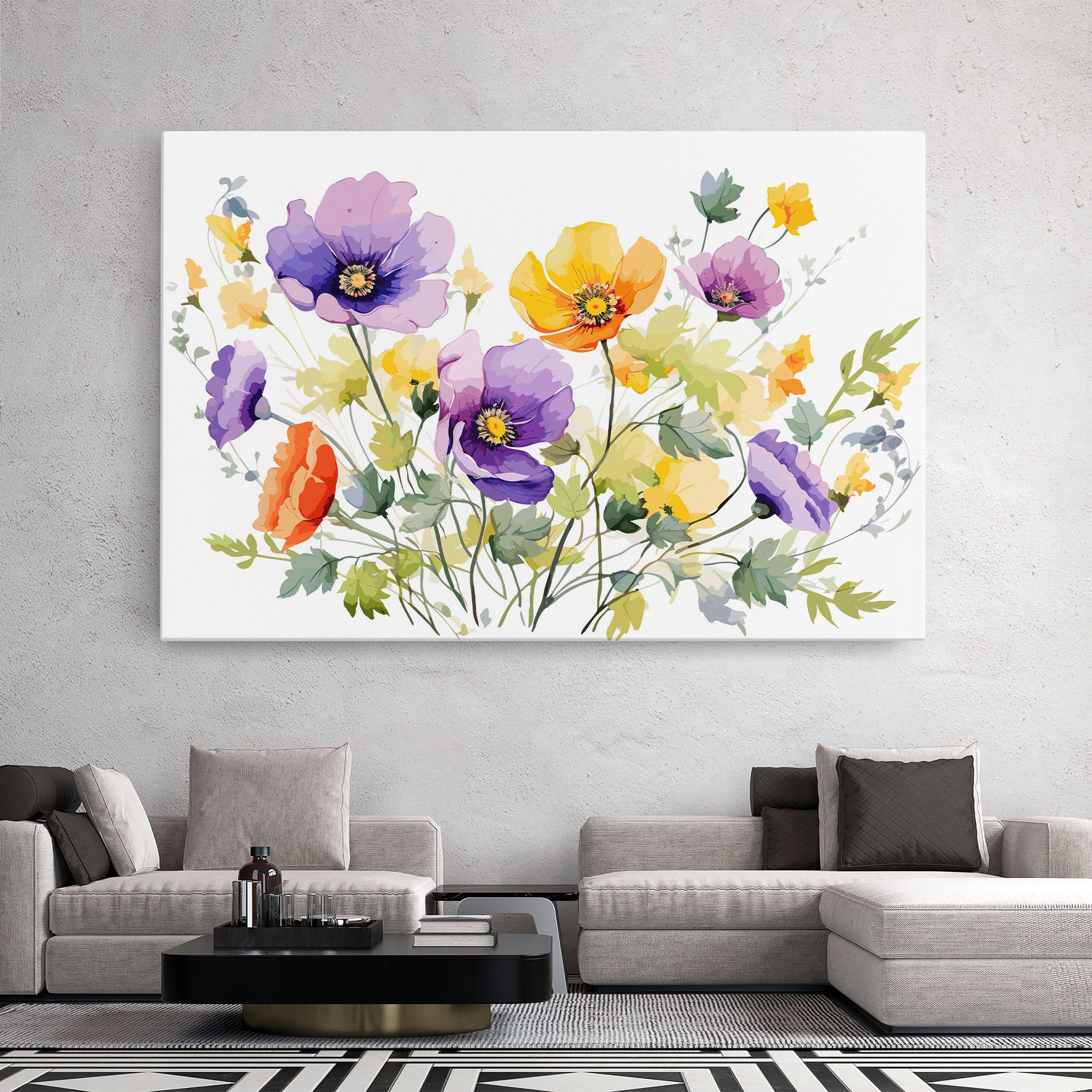 Purple Orange Poppy mockup 2