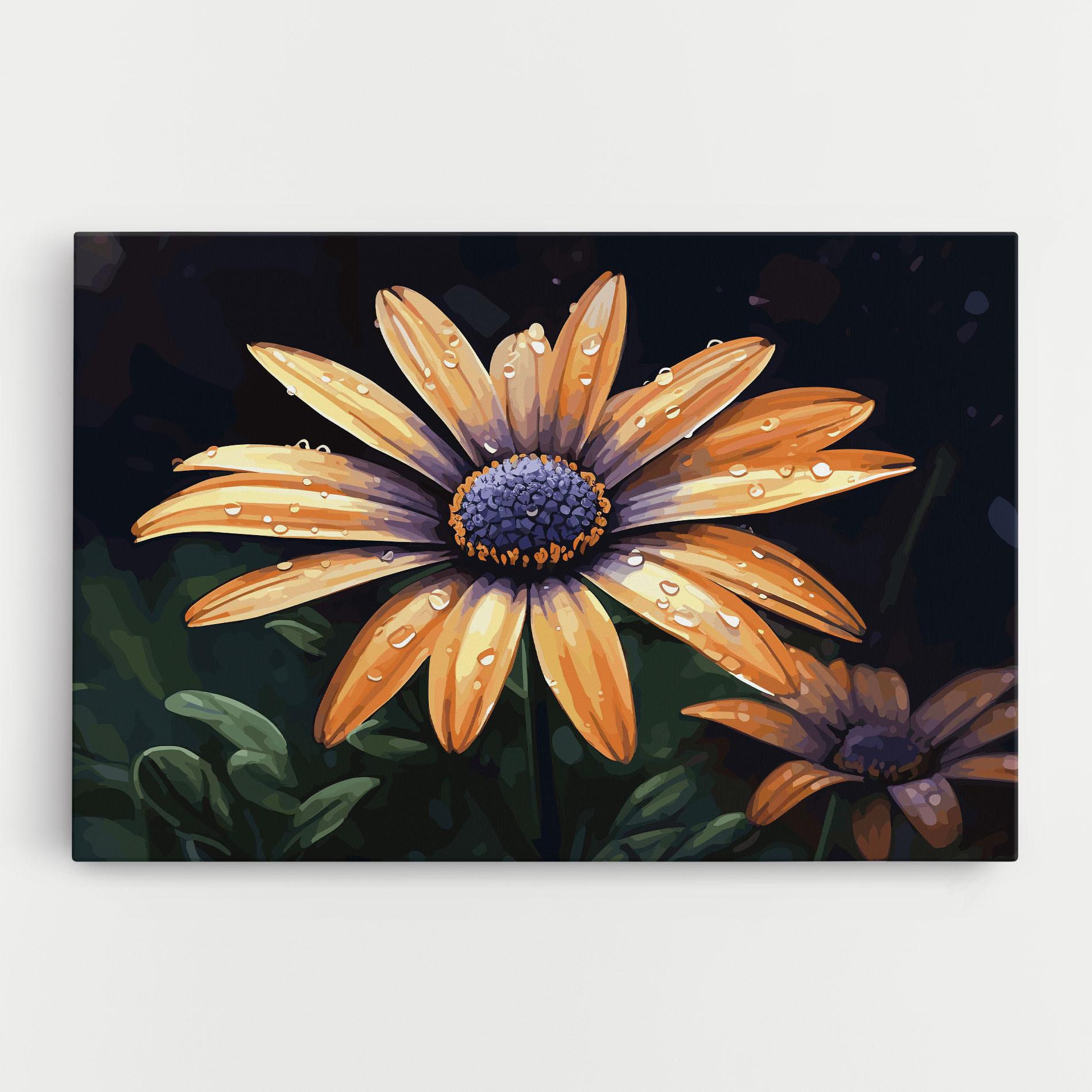 Vászonkép Orange Pretty Daisy mockup 0