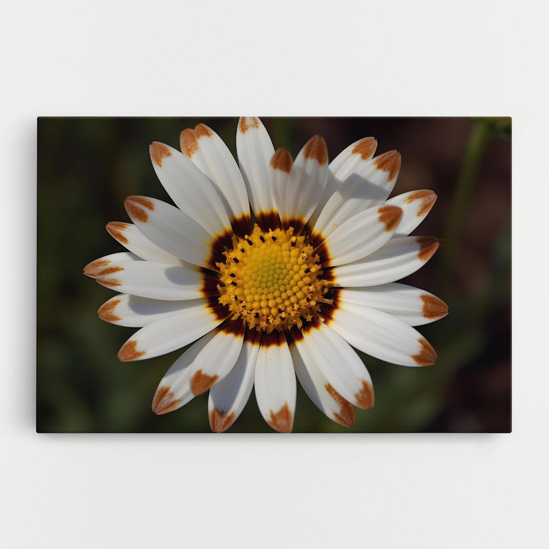 Vászonkép White Brown Daisy mockup 0