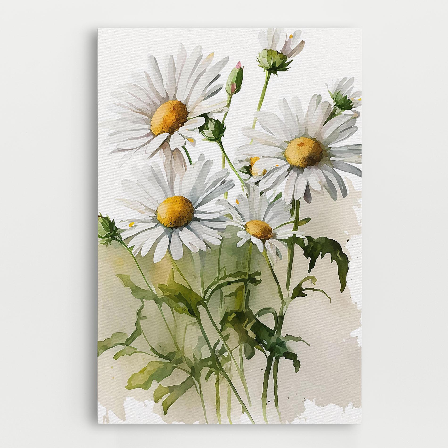Vászonkép Painted Daisy mockup 0