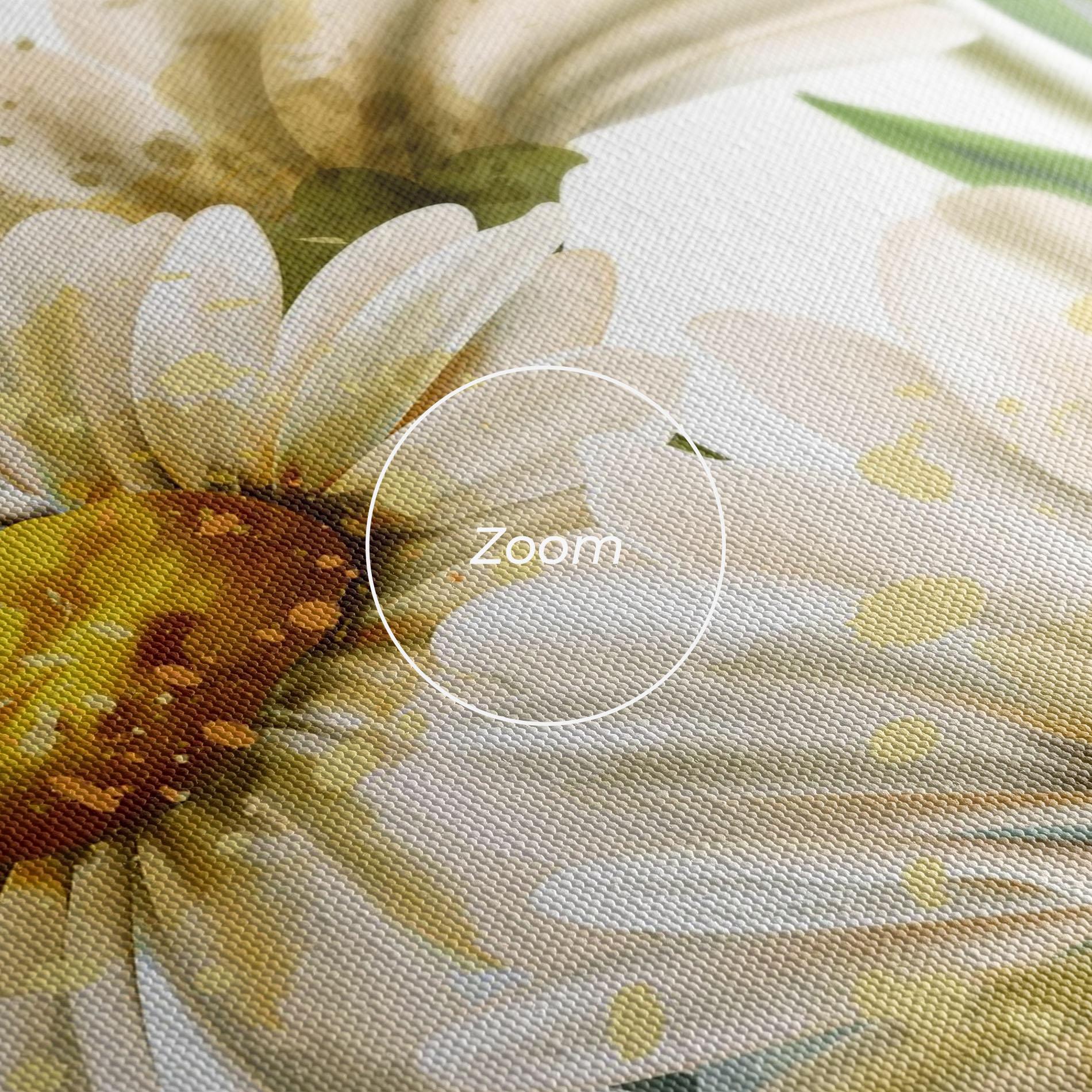 Vászonkép Beautiful Daisy Art mockup 3