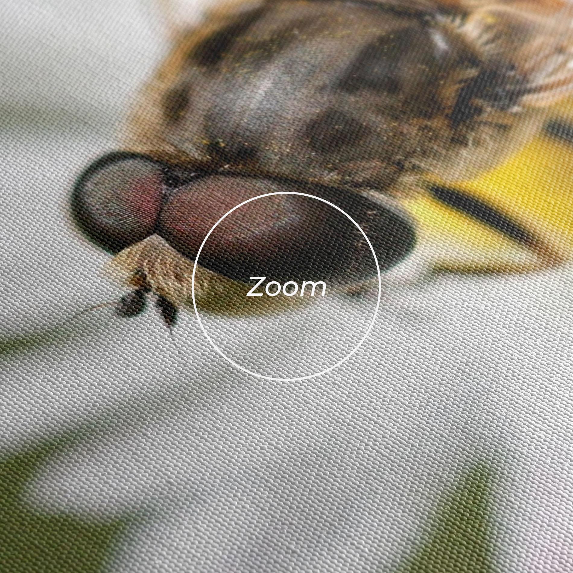 Vászonkép Bee On Small Daisy mockup 3