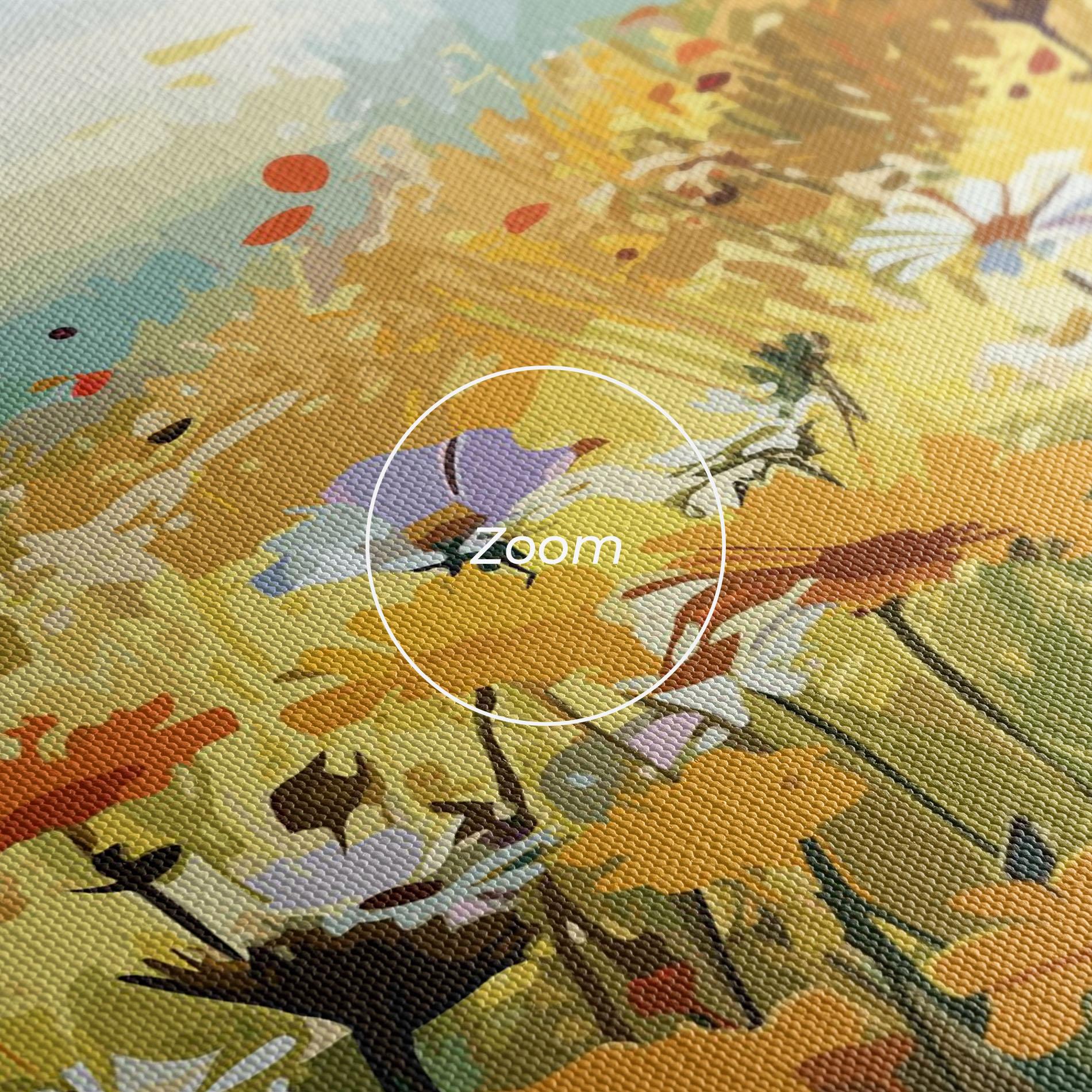 Vászonkép Colorful Daisy Mix mockup 3