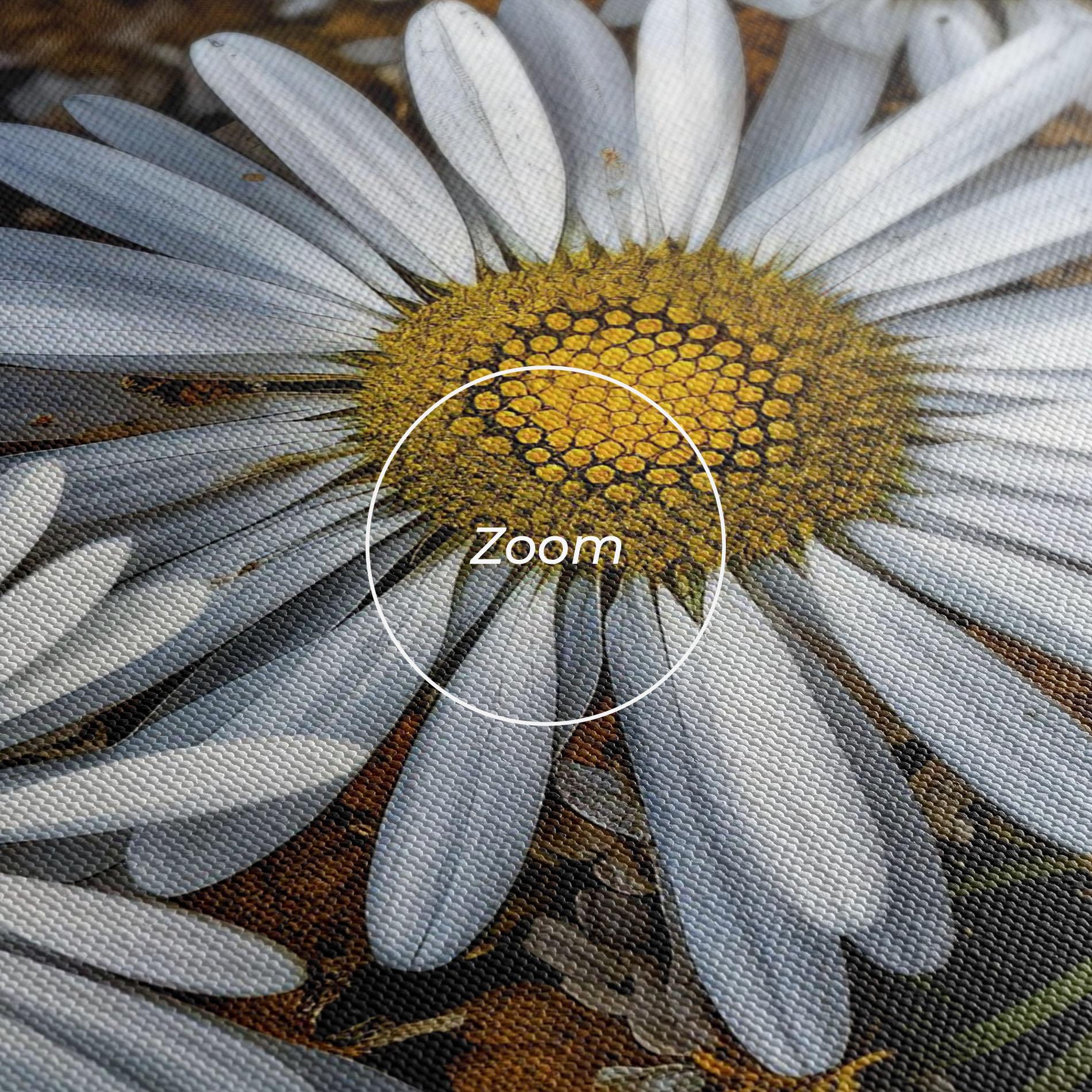 Vászonkép Heart Shaped Daisy mockup 3