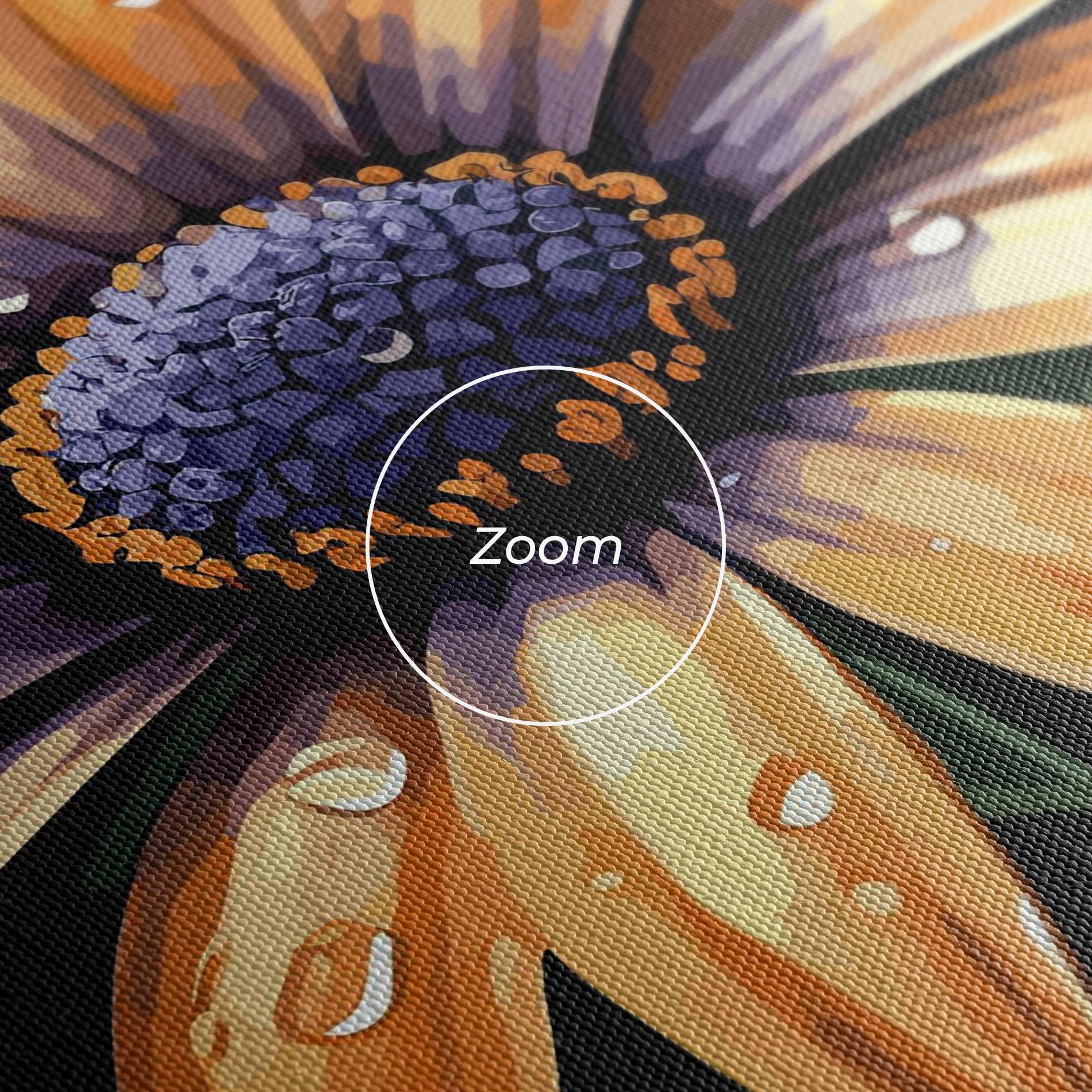 Vászonkép Orange Pretty Daisy mockup 3