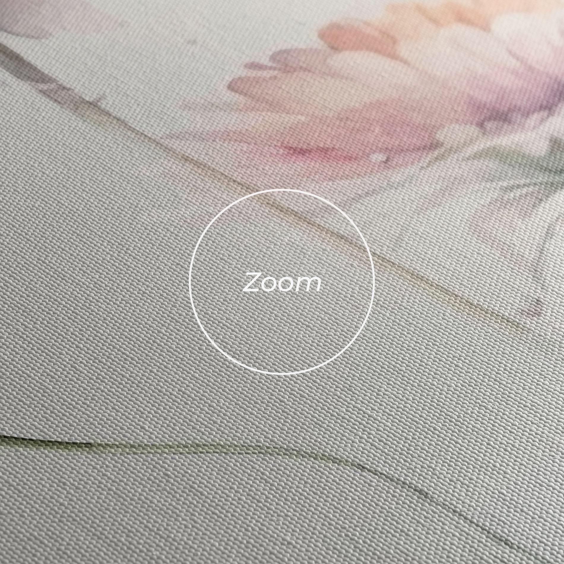 Vászonkép White Painted Daisy mockup 3