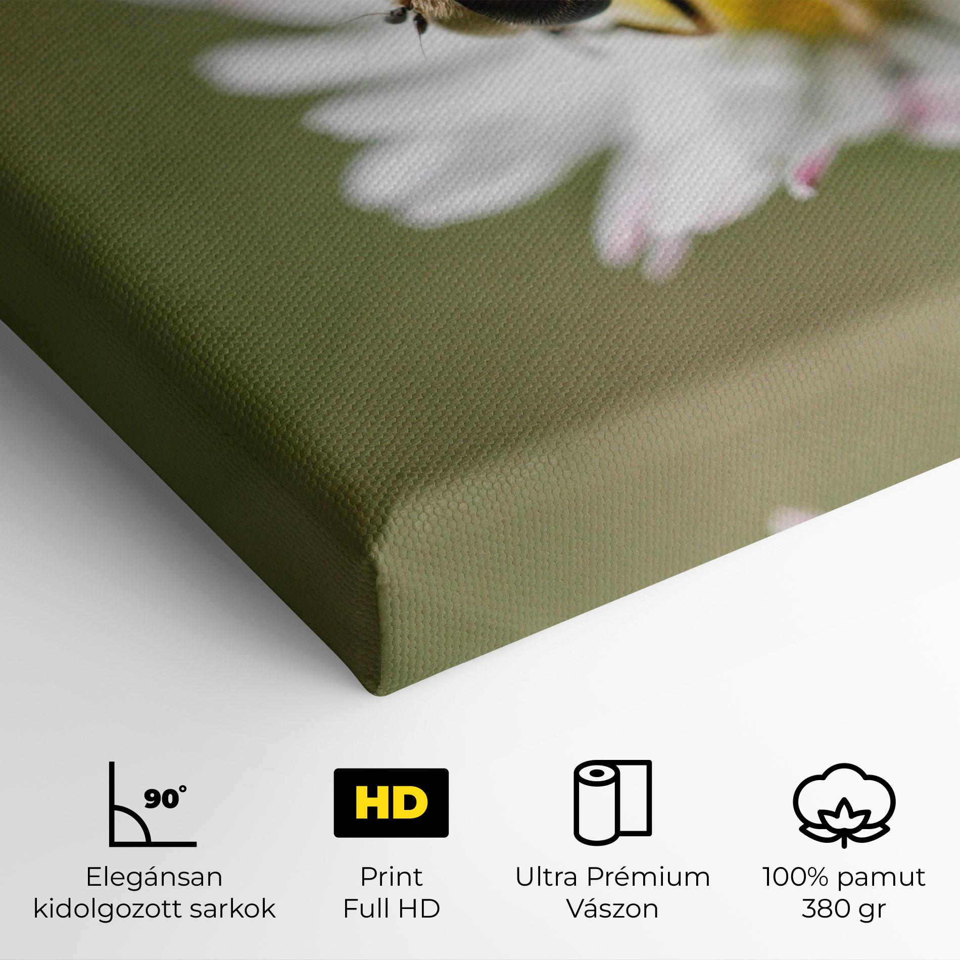 Vászonkép Bee On Small Daisy mockup 4