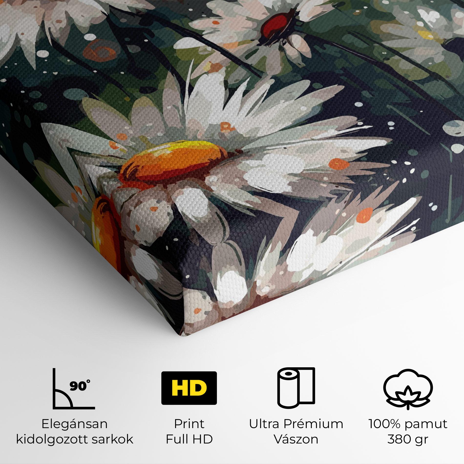 Vászonkép Daisy Art mockup 4