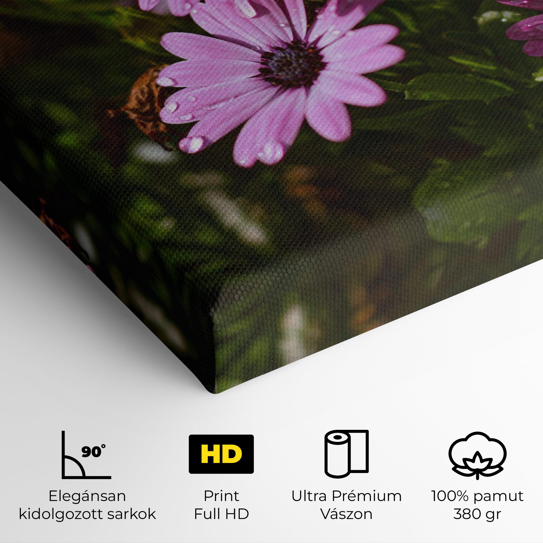 Vászonkép Purple Daisy mockup 4
