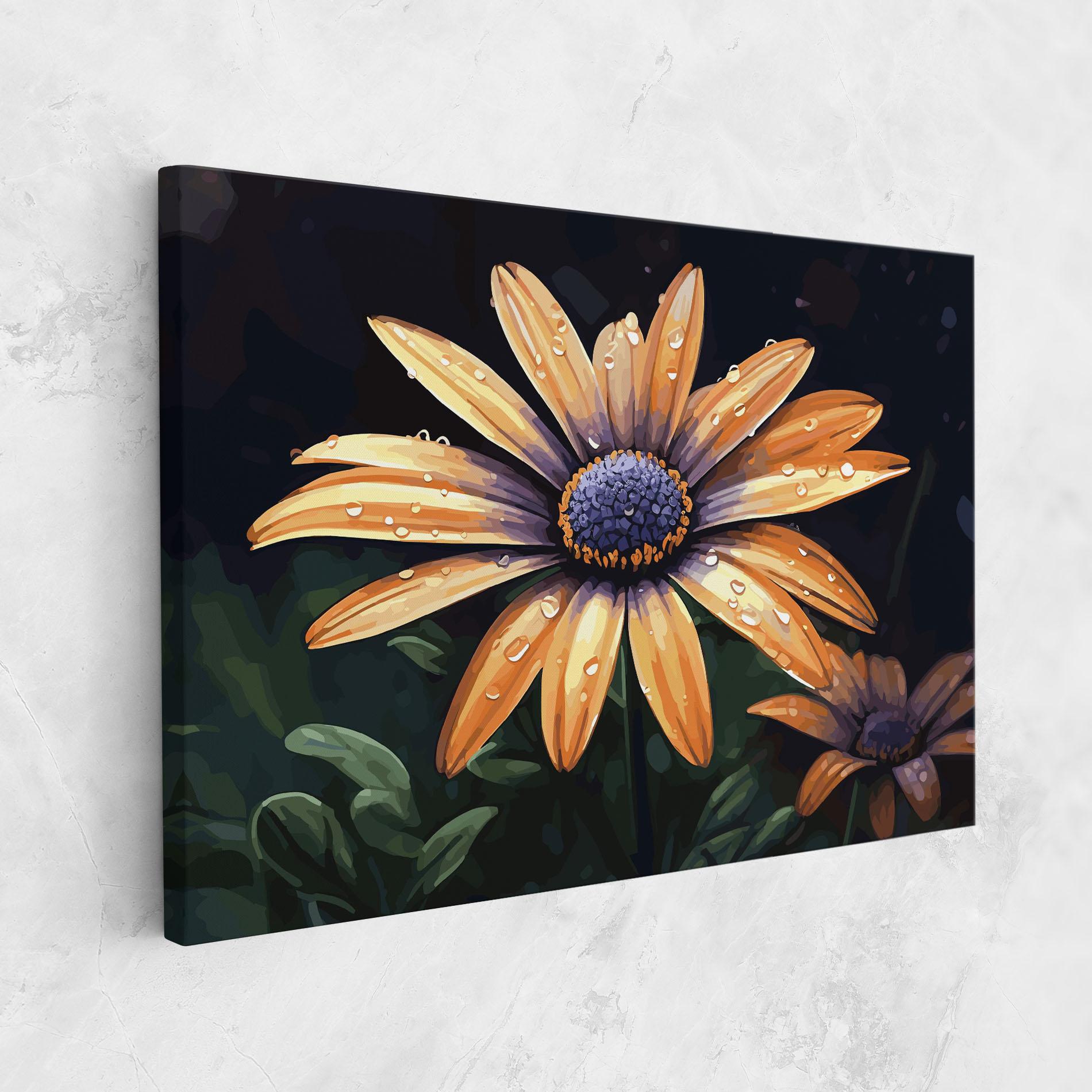 Vászonkép Orange Pretty Daisy mockup 1
