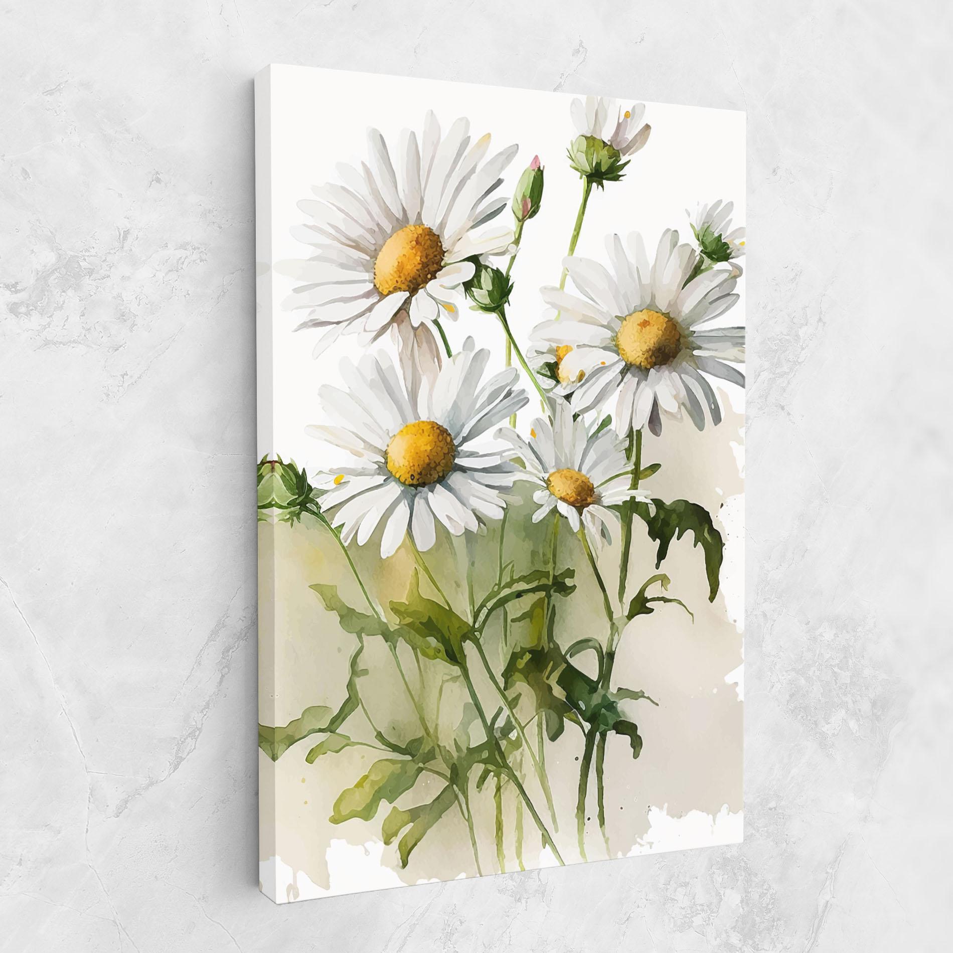 Vászonkép Painted Daisy mockup 1