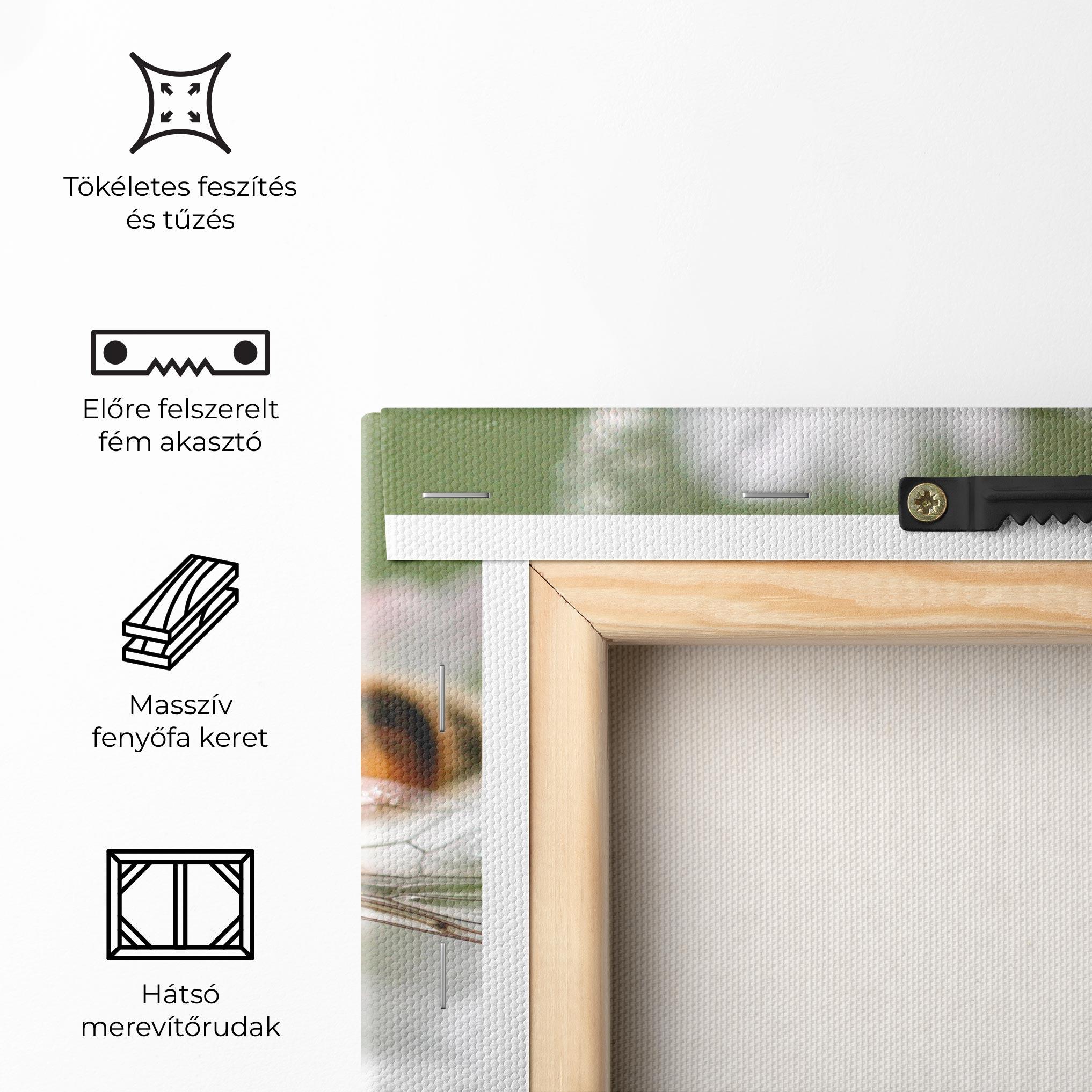 Vászonkép Bee On Small Daisy mockup 5