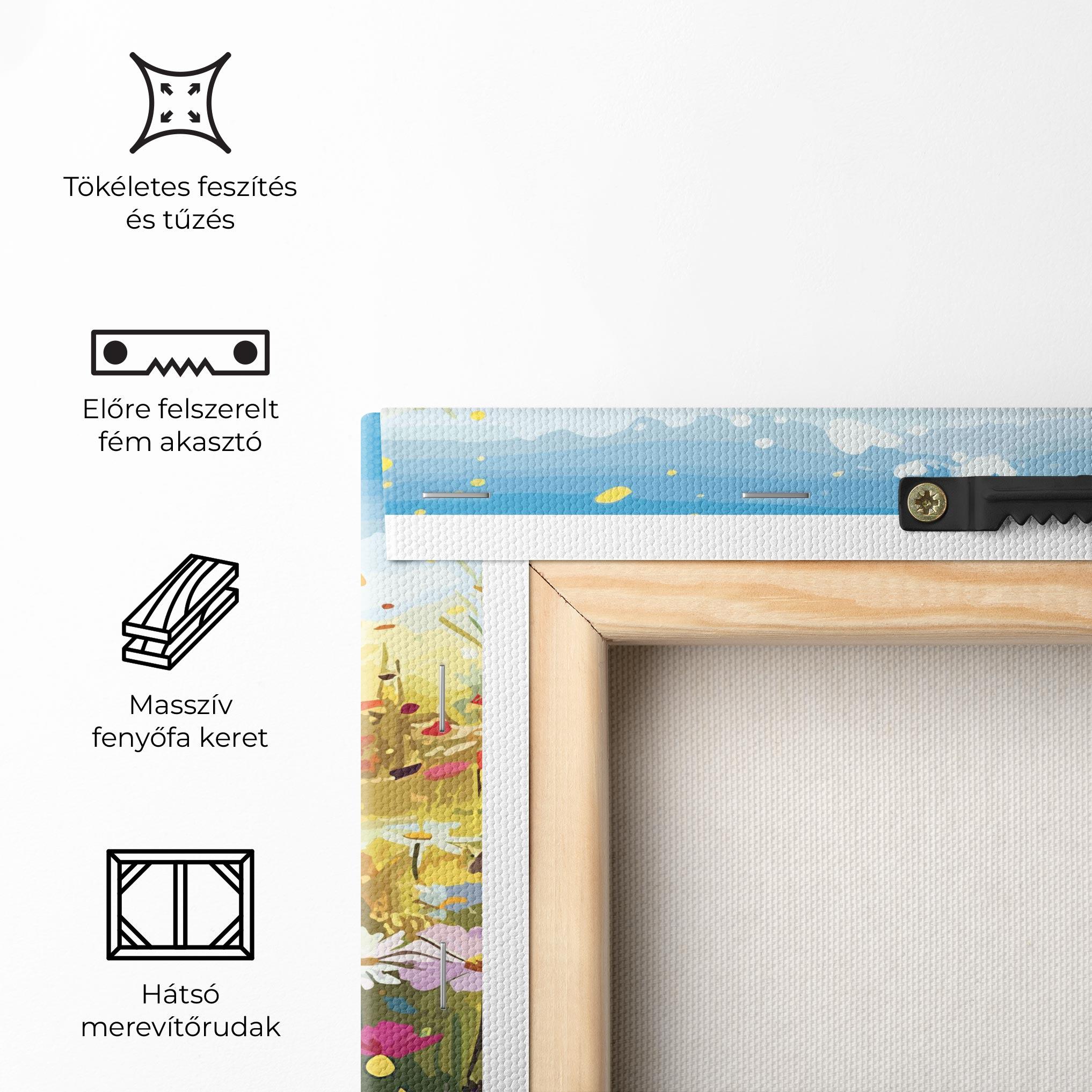 Vászonkép Colorful Daisy Mix mockup 5