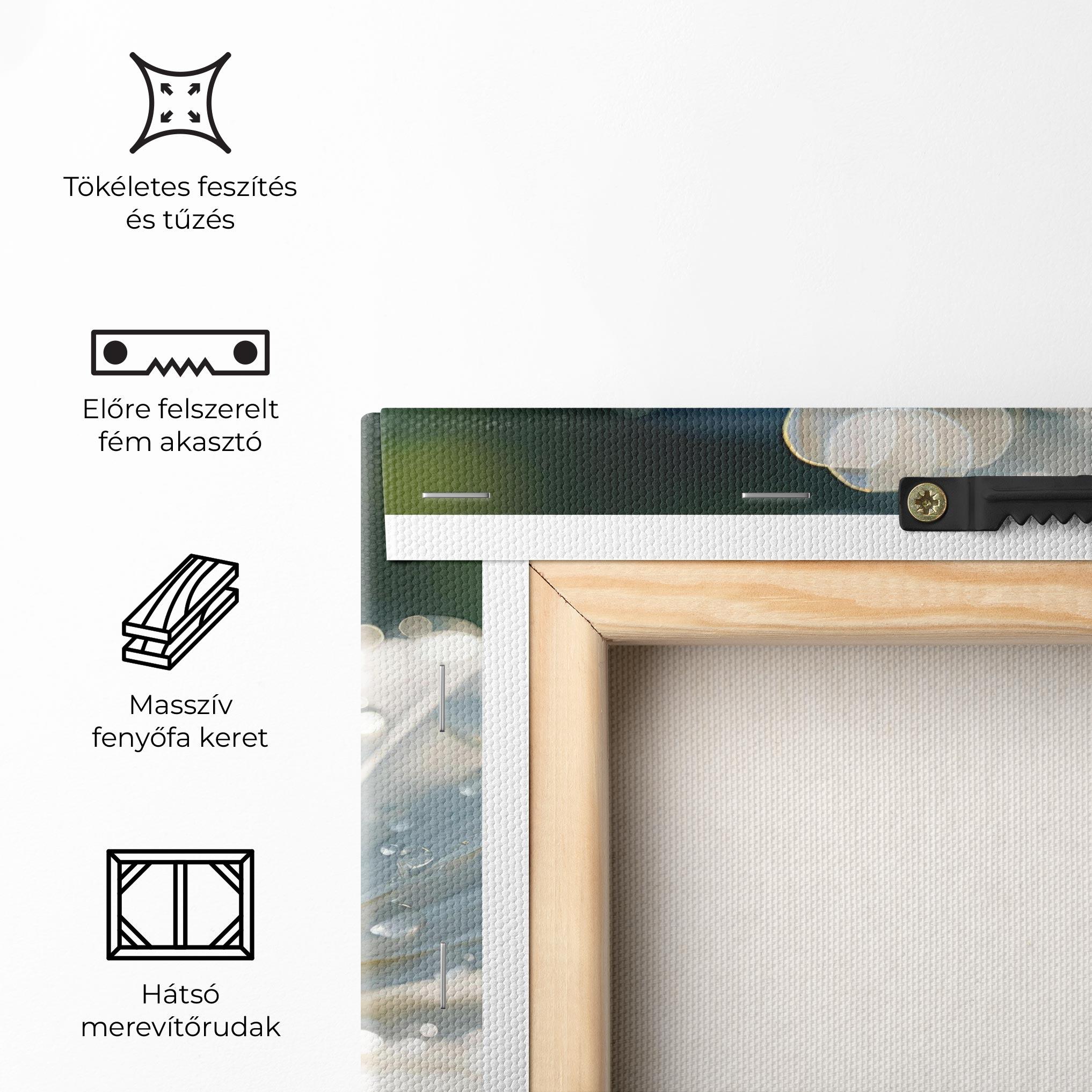 Vászonkép Daisy After Rain Close Up mockup 5