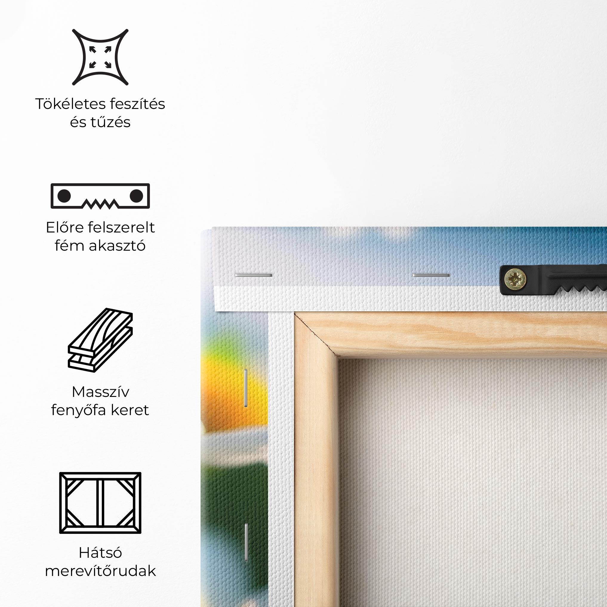 Vászonkép Daisy In The Sun mockup 5