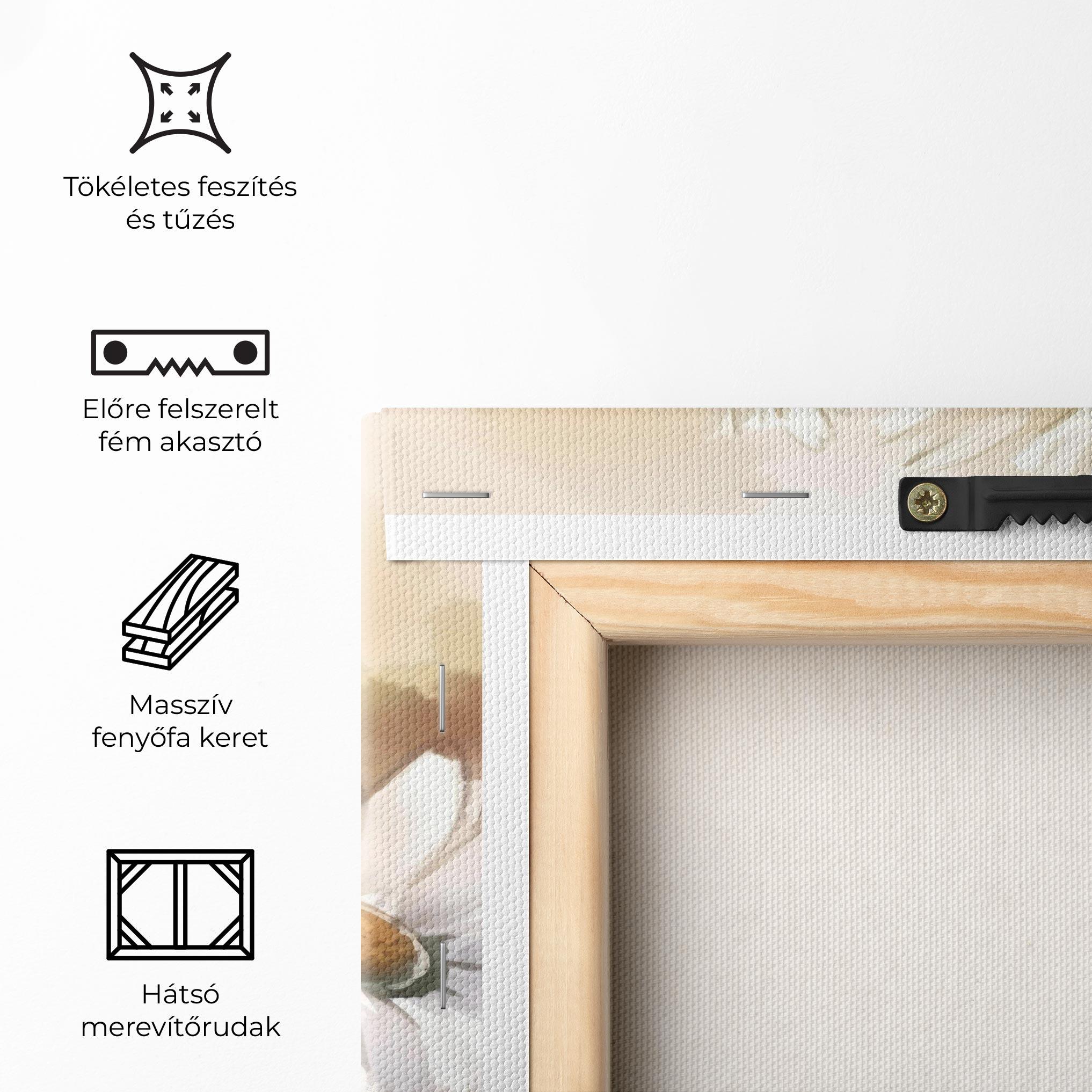 Vászonkép Daisy Painting mockup 5