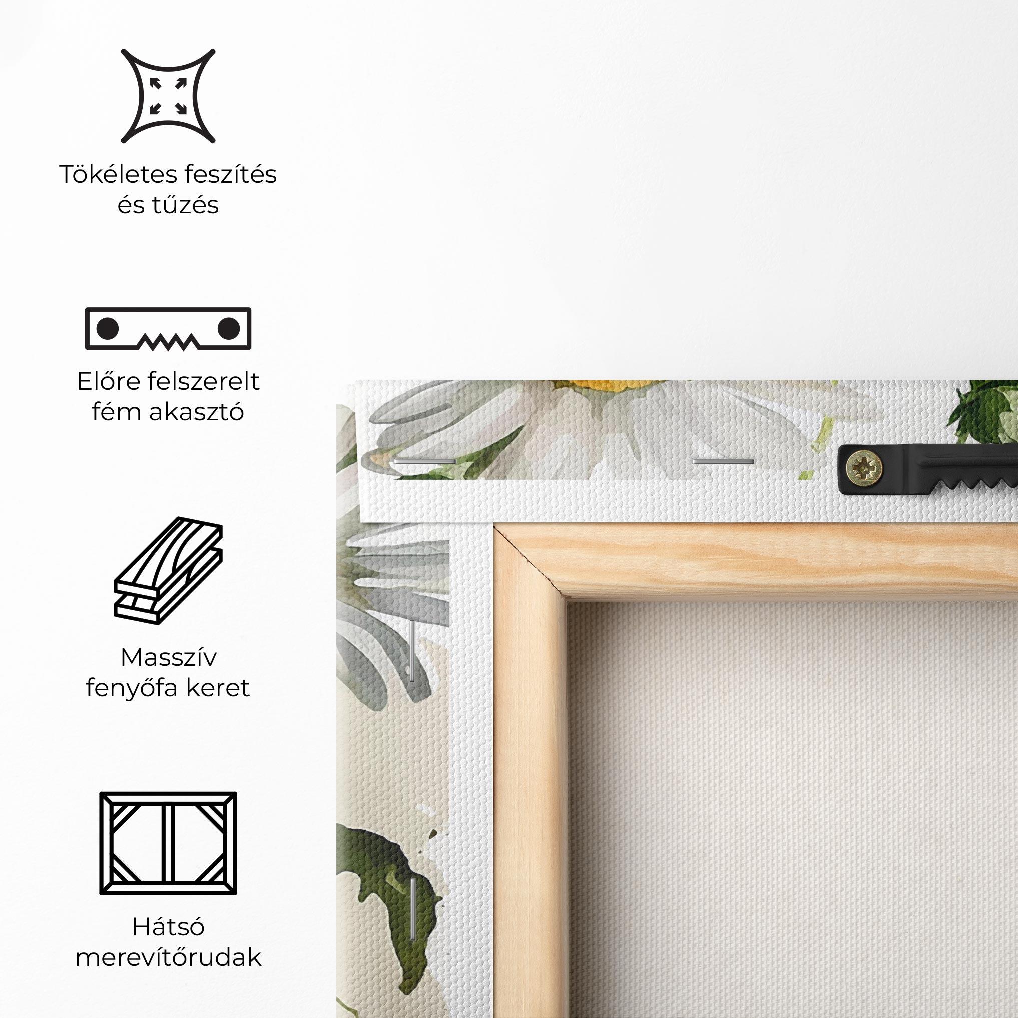 Vászonkép Painted Daisy mockup 5