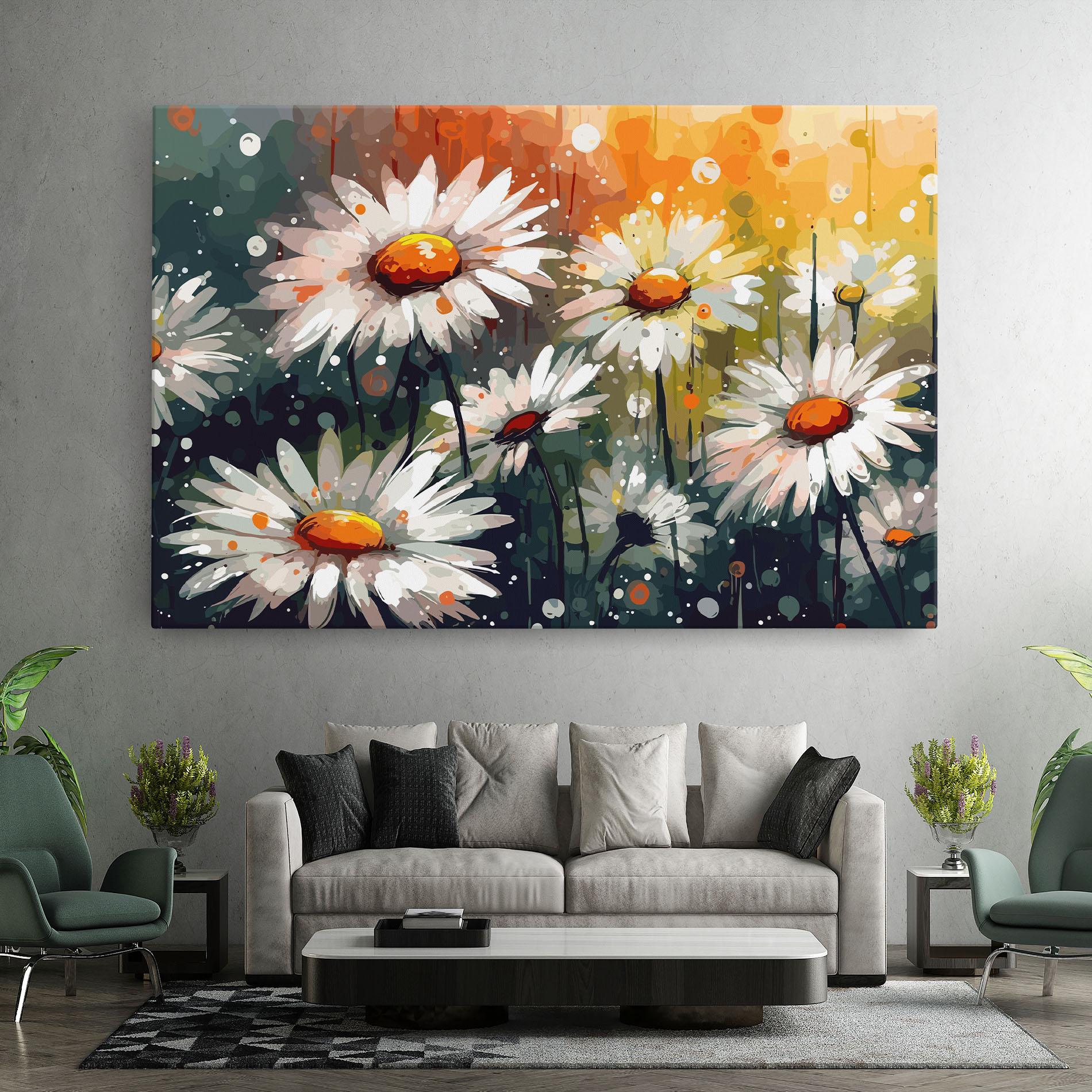 Vászonkép Daisy Art mockup 7