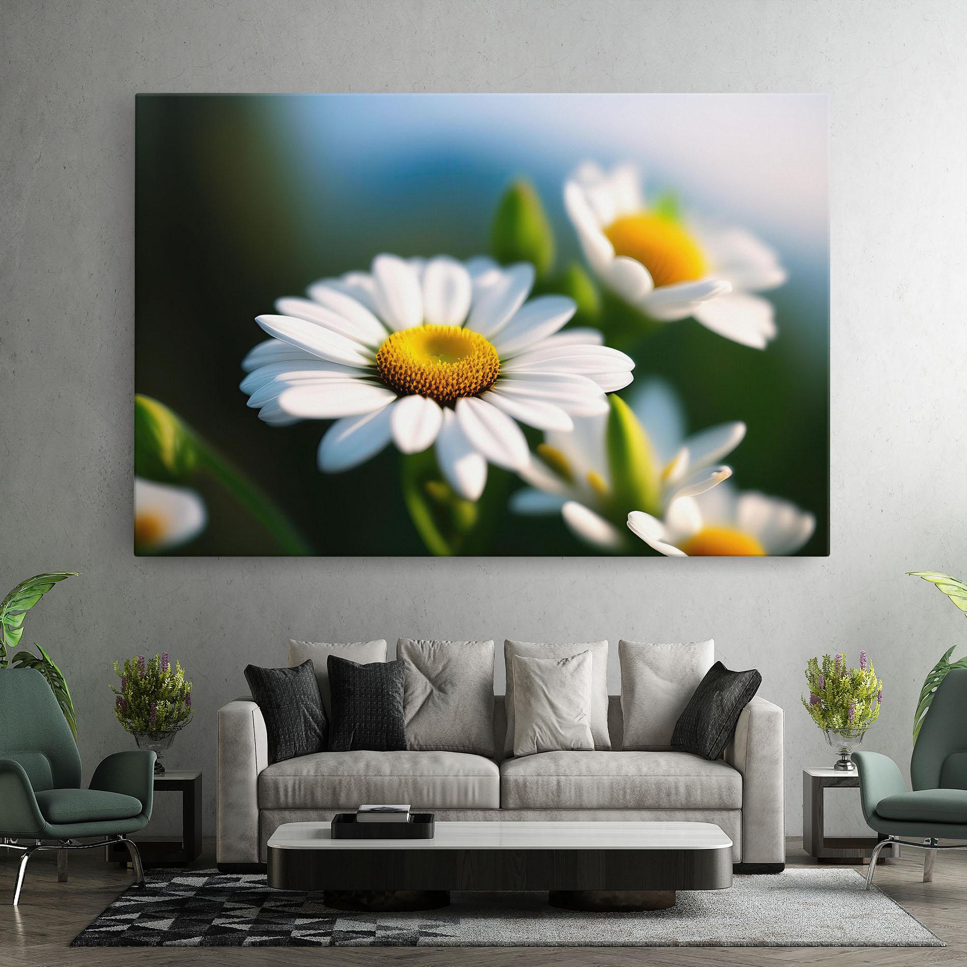 Vászonkép Daisy In The Sun mockup 7