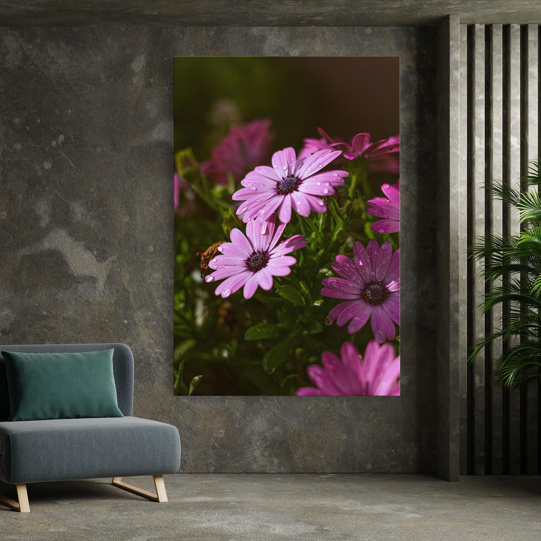 Vászonkép Purple Daisy mockup 7