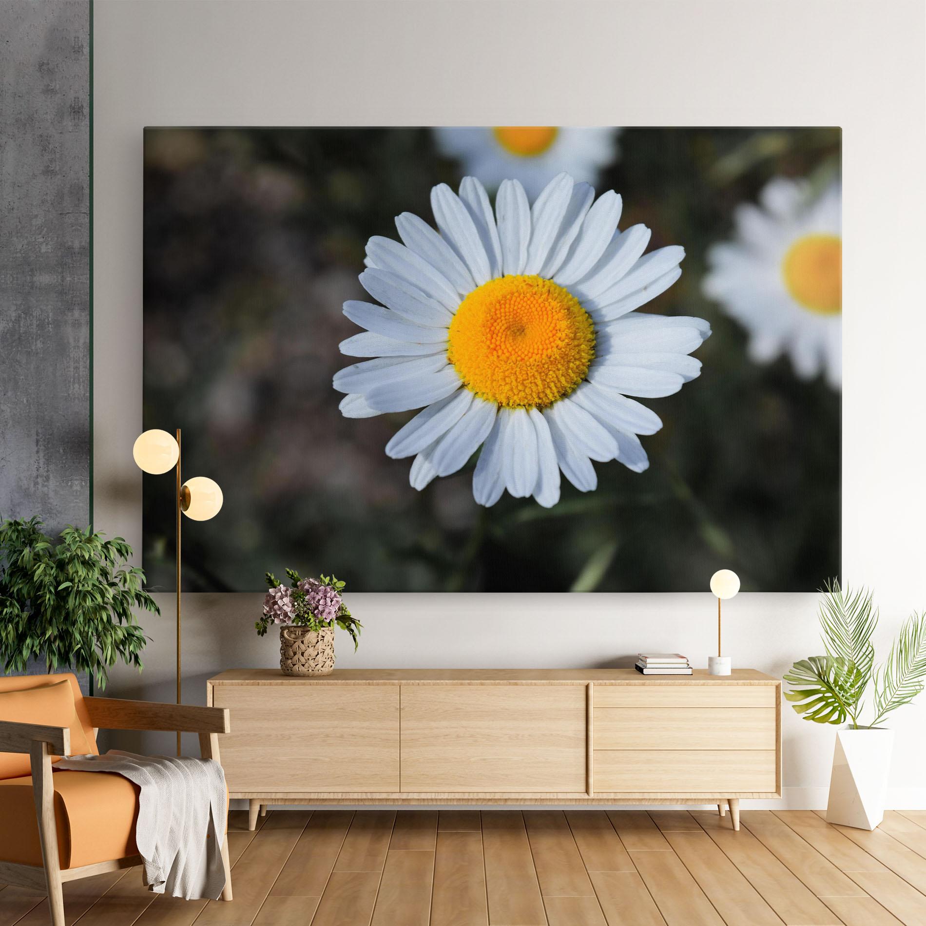 Vászonkép Strong Yellow Daisy mockup 9