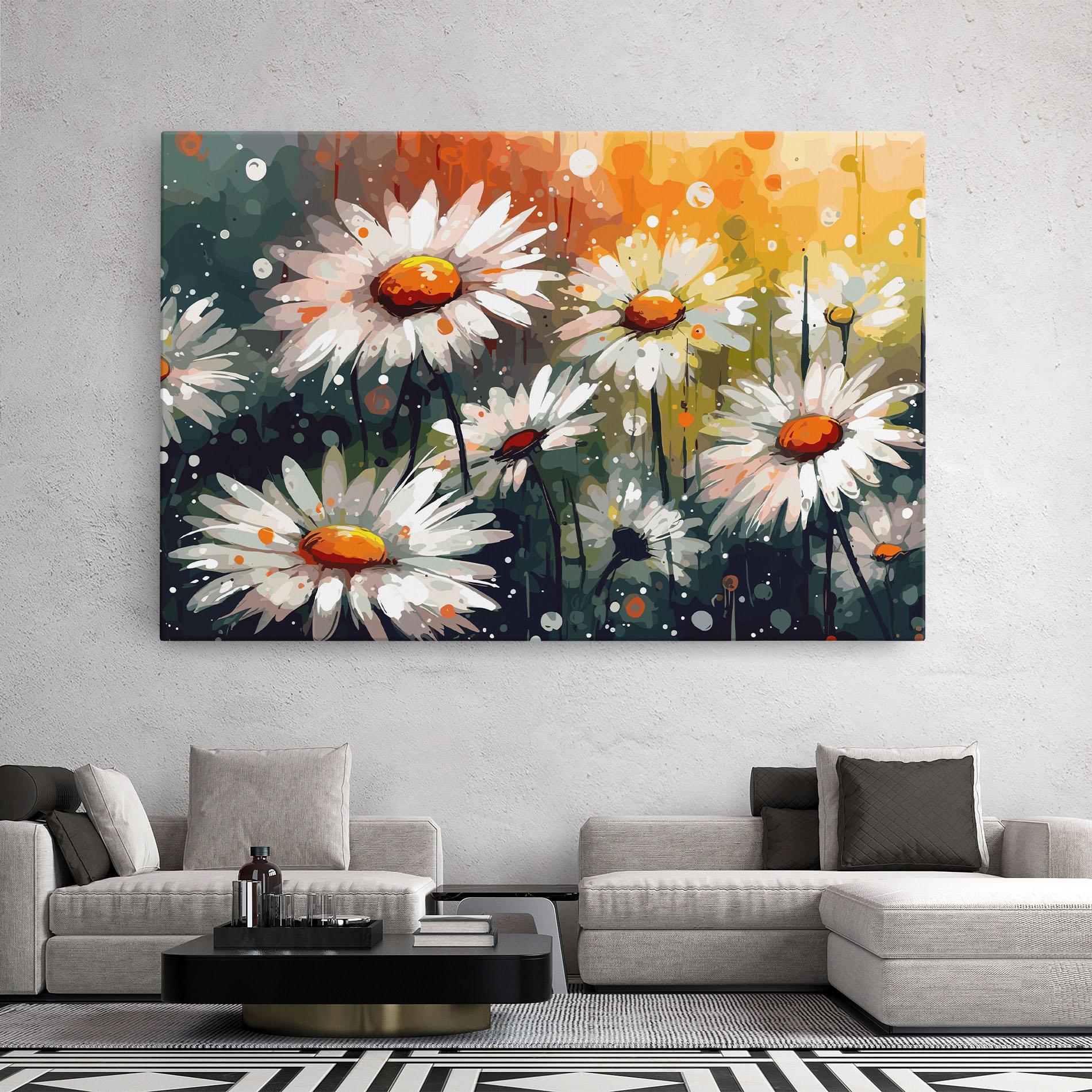 Vászonkép Daisy Art mockup 2