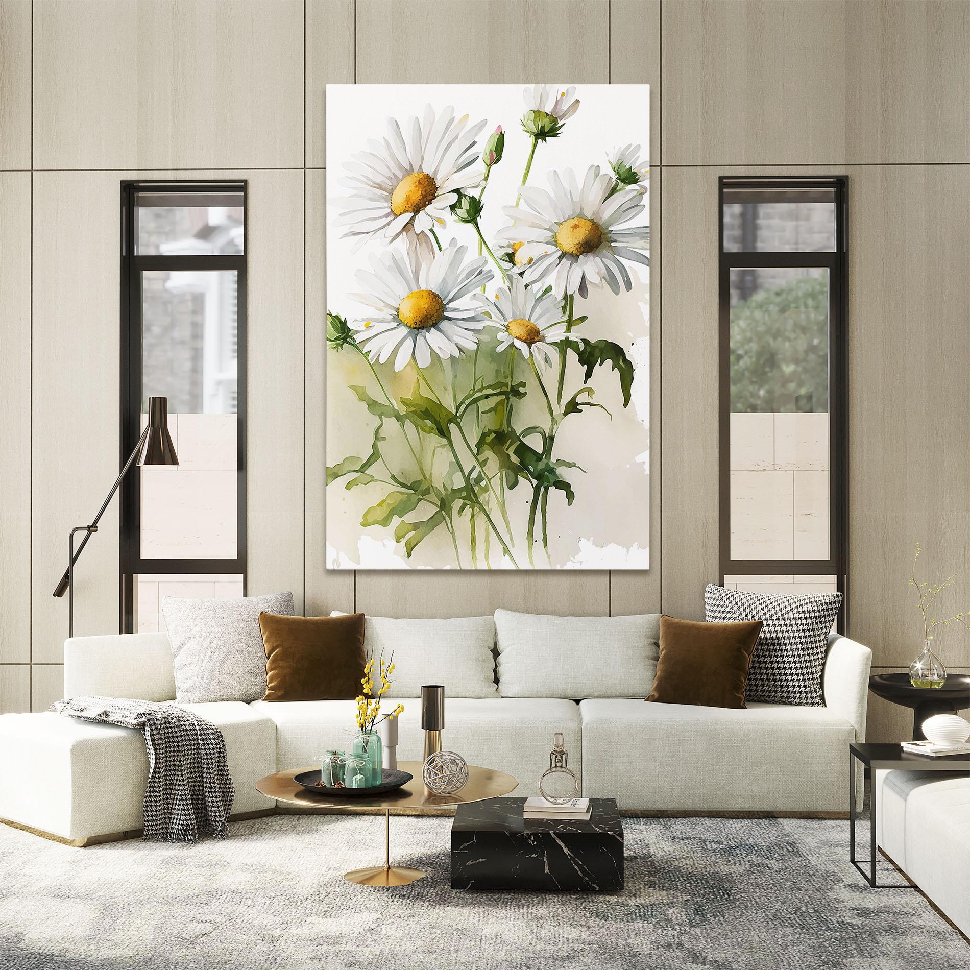 Vászonkép Painted Daisy mockup 2