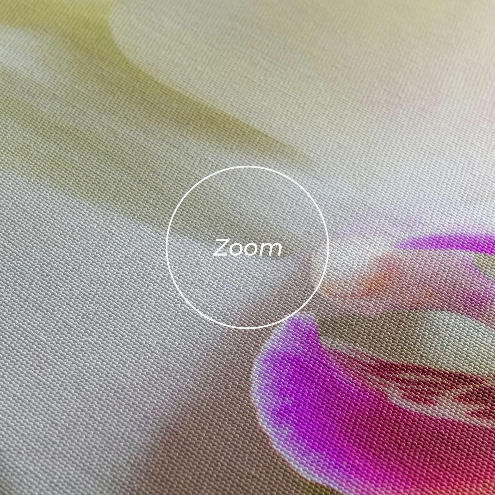 Vászonkép Cream Purple Orchids mockup 3