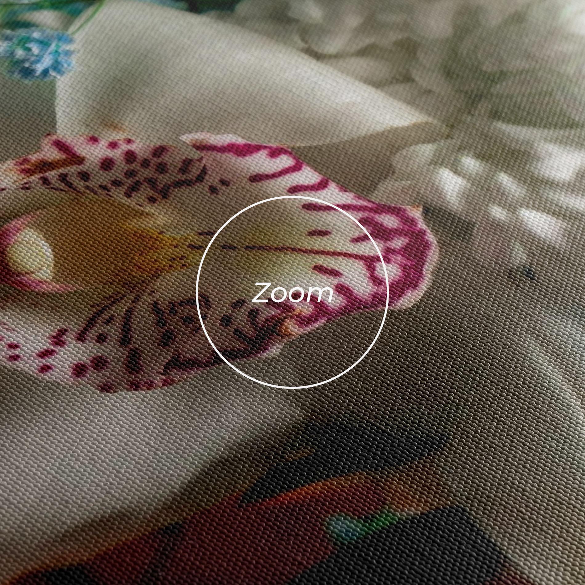 Vászonkép Orchid In Vase mockup 3