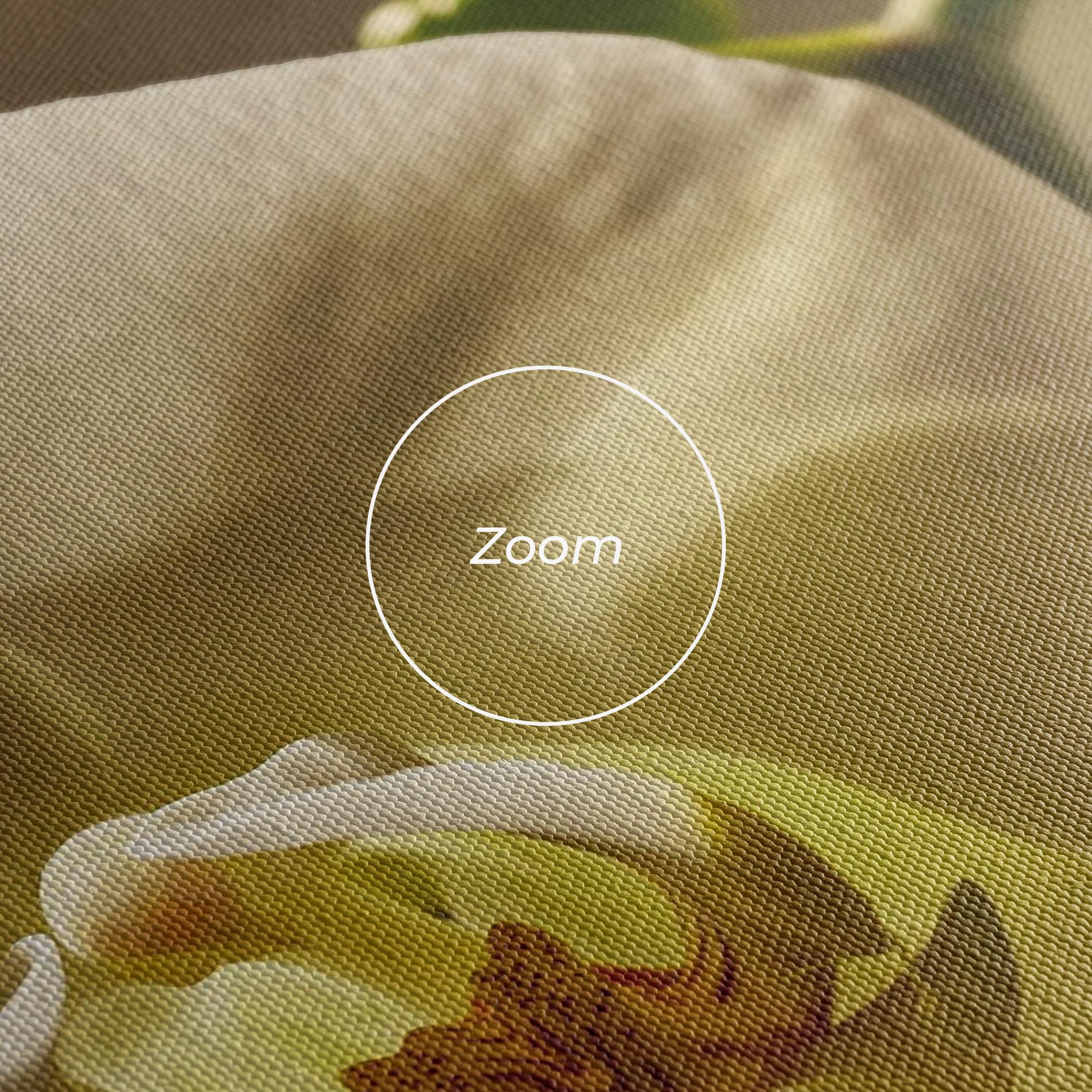 Vászonkép Pastel Yellow Orchid In Garden mockup 3