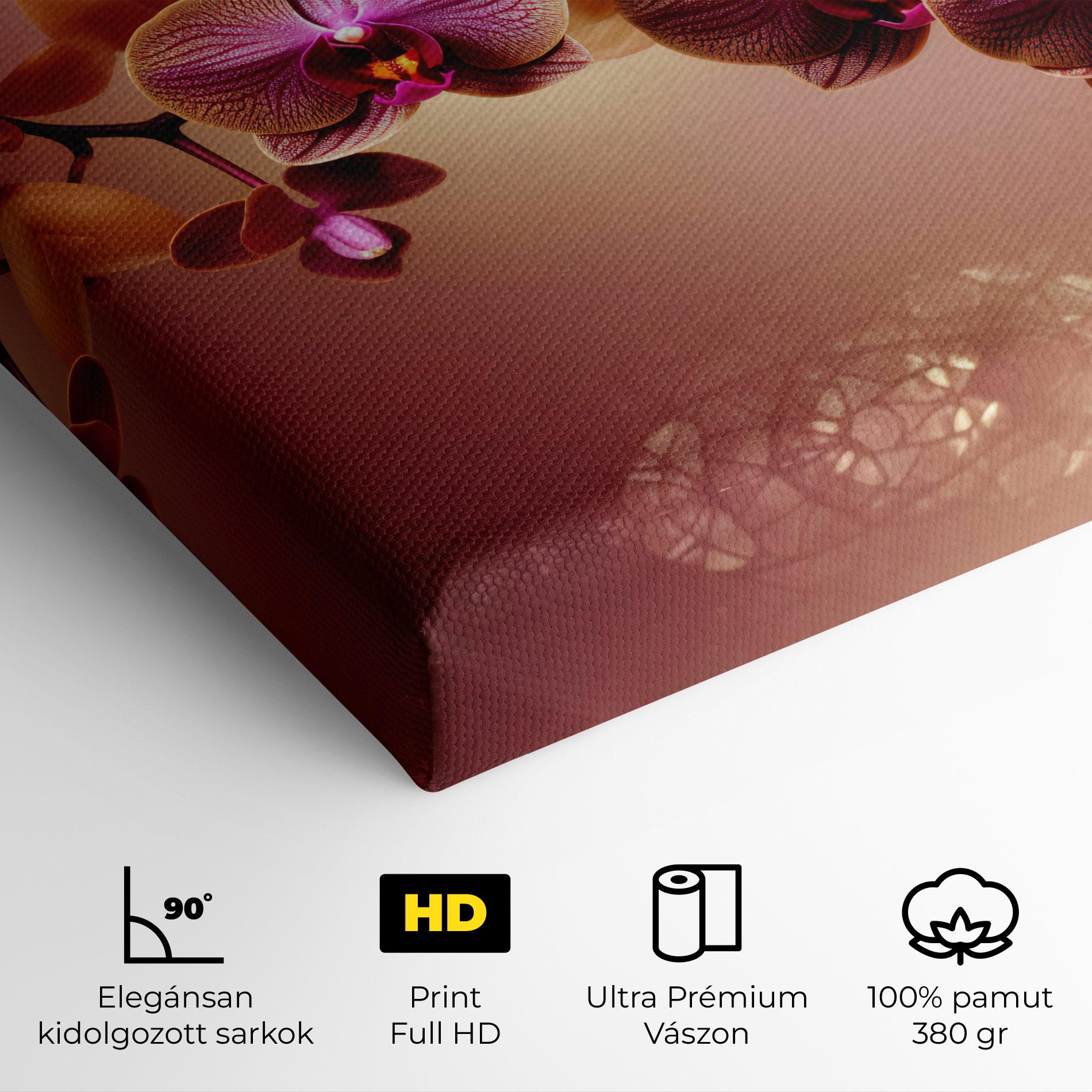 Vászonkép Purple Cream Orchid mockup 4