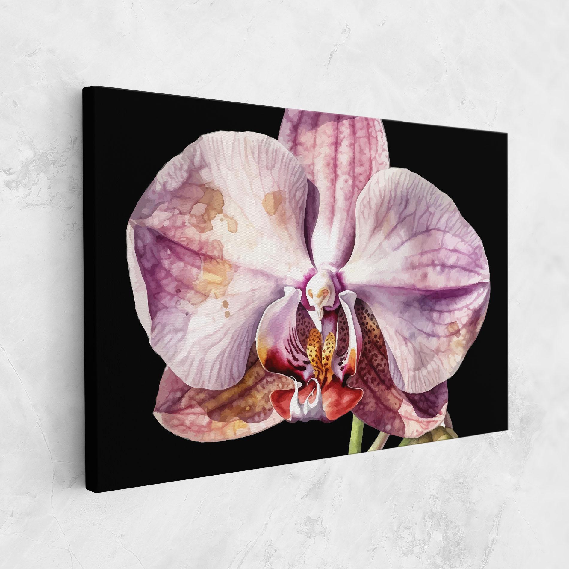 Vászonkép Painted Orchid mockup 1