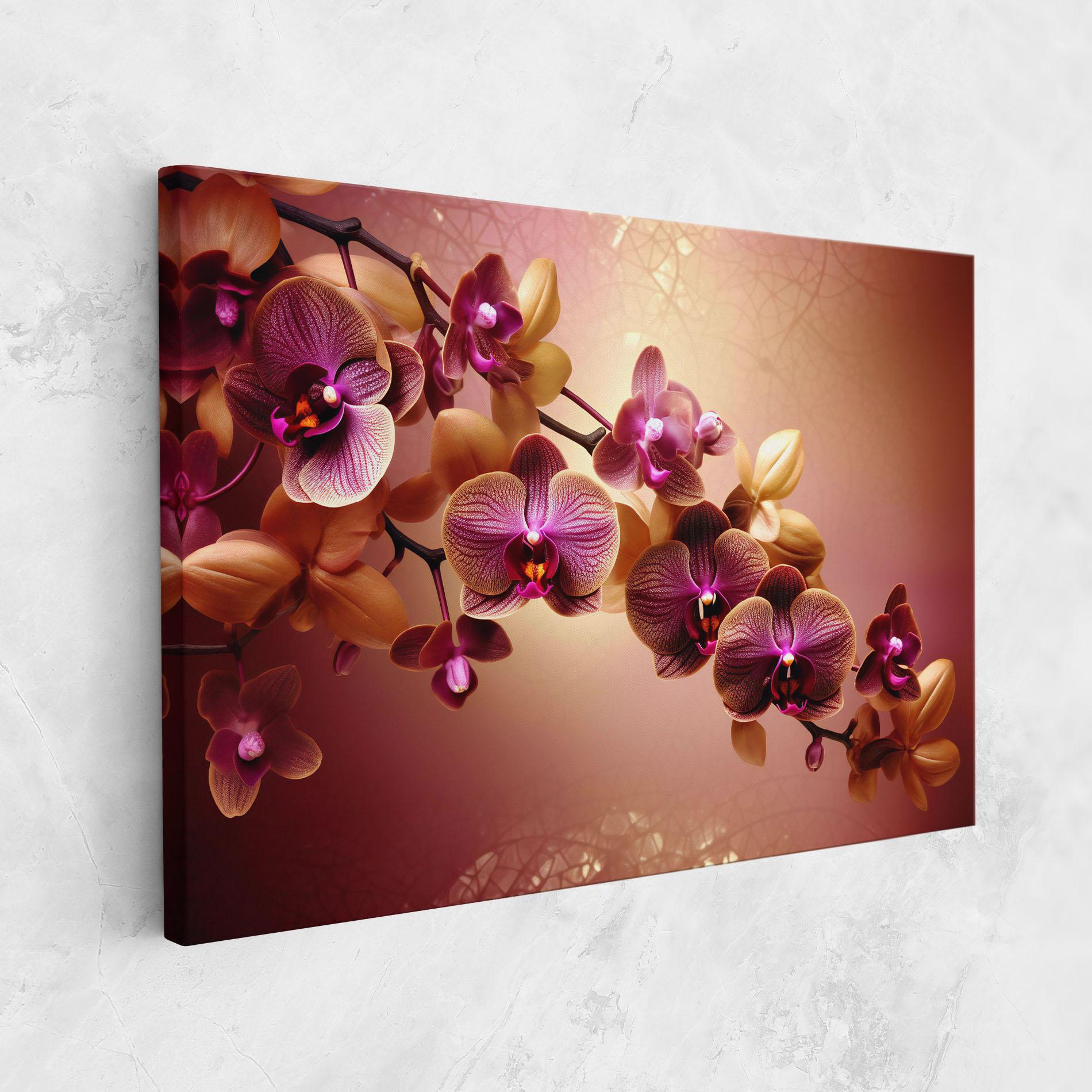 Vászonkép Purple Cream Orchid mockup 1