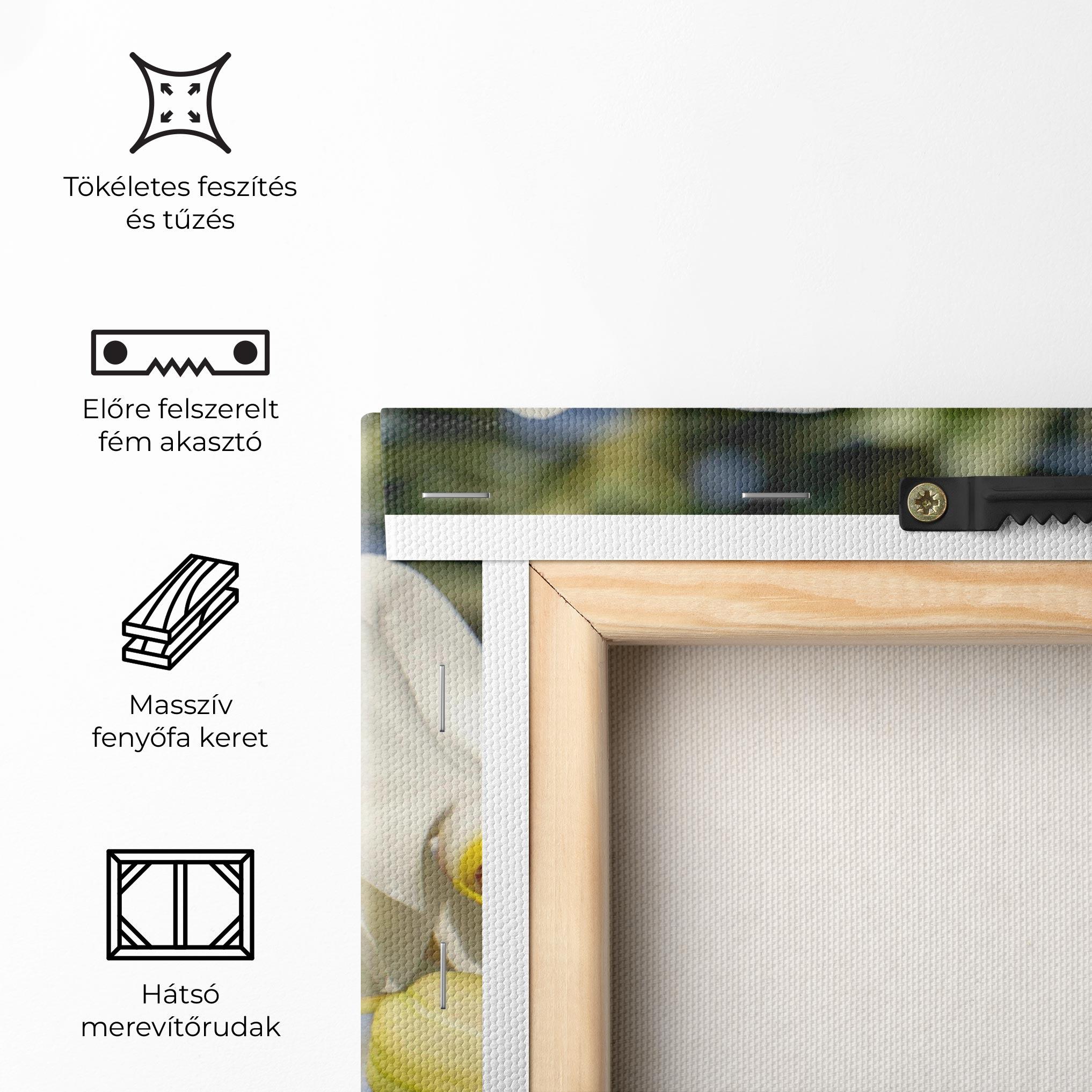 Vászonkép Big Orchids In Nature mockup 5