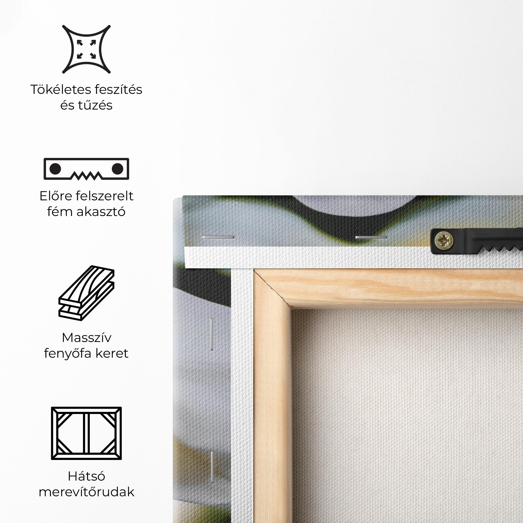 Vászonkép Cream Orchid In Nature mockup 5