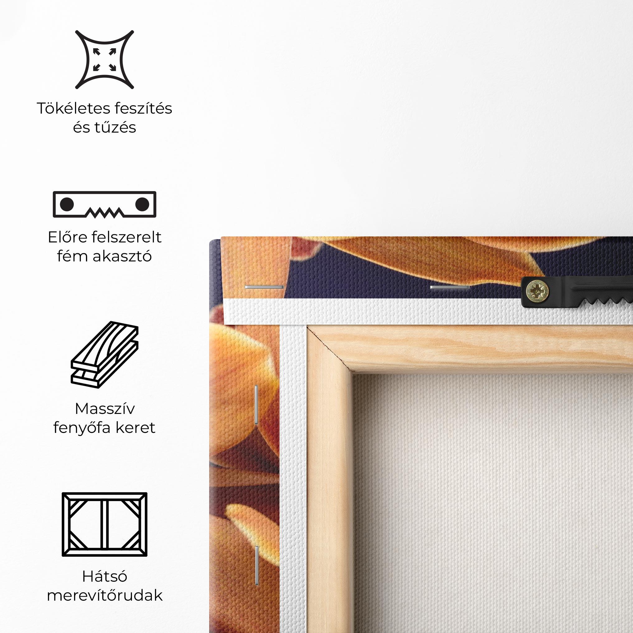 Vászonkép Dirty Orange Orchid mockup 5