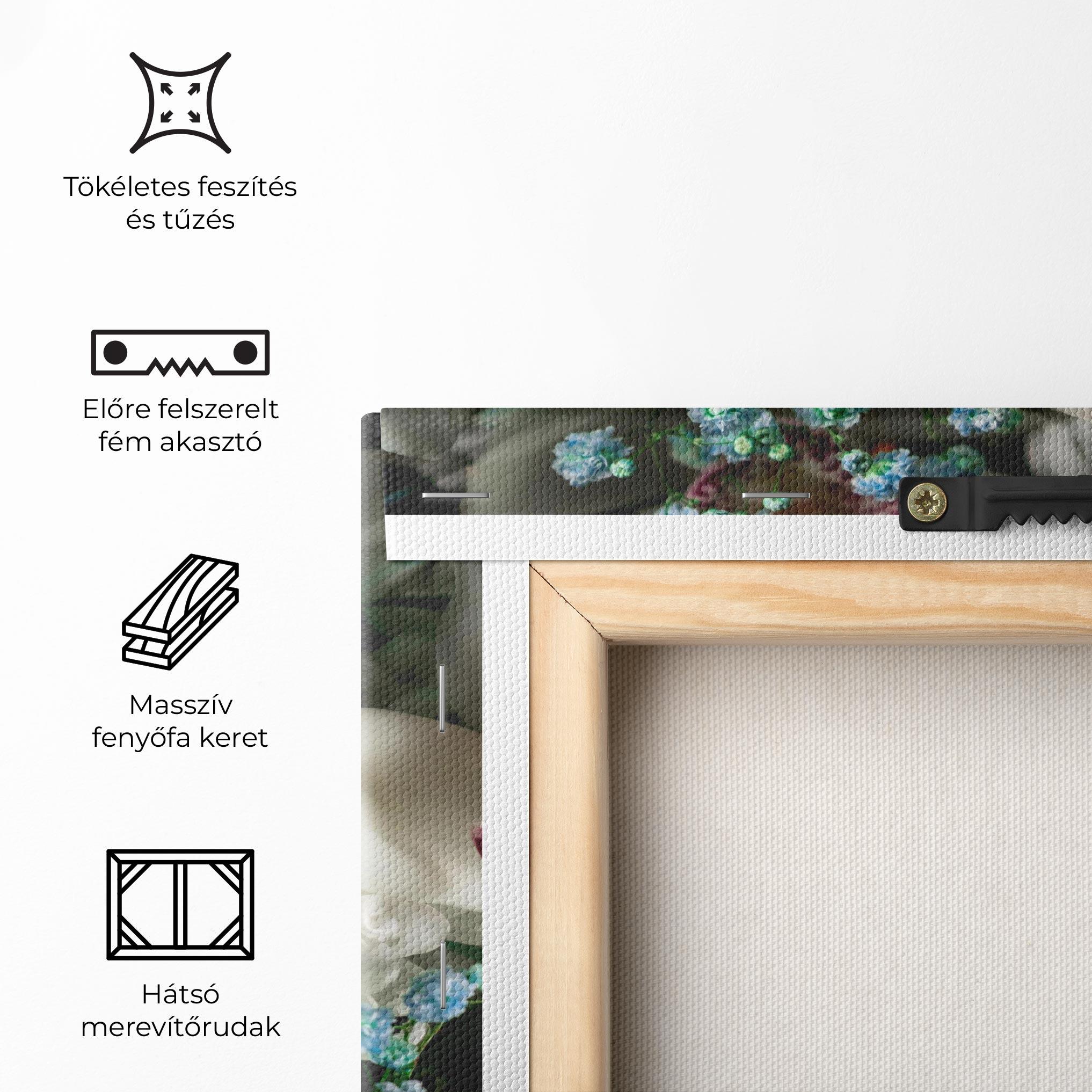 Vászonkép Orchid In Vase mockup 5