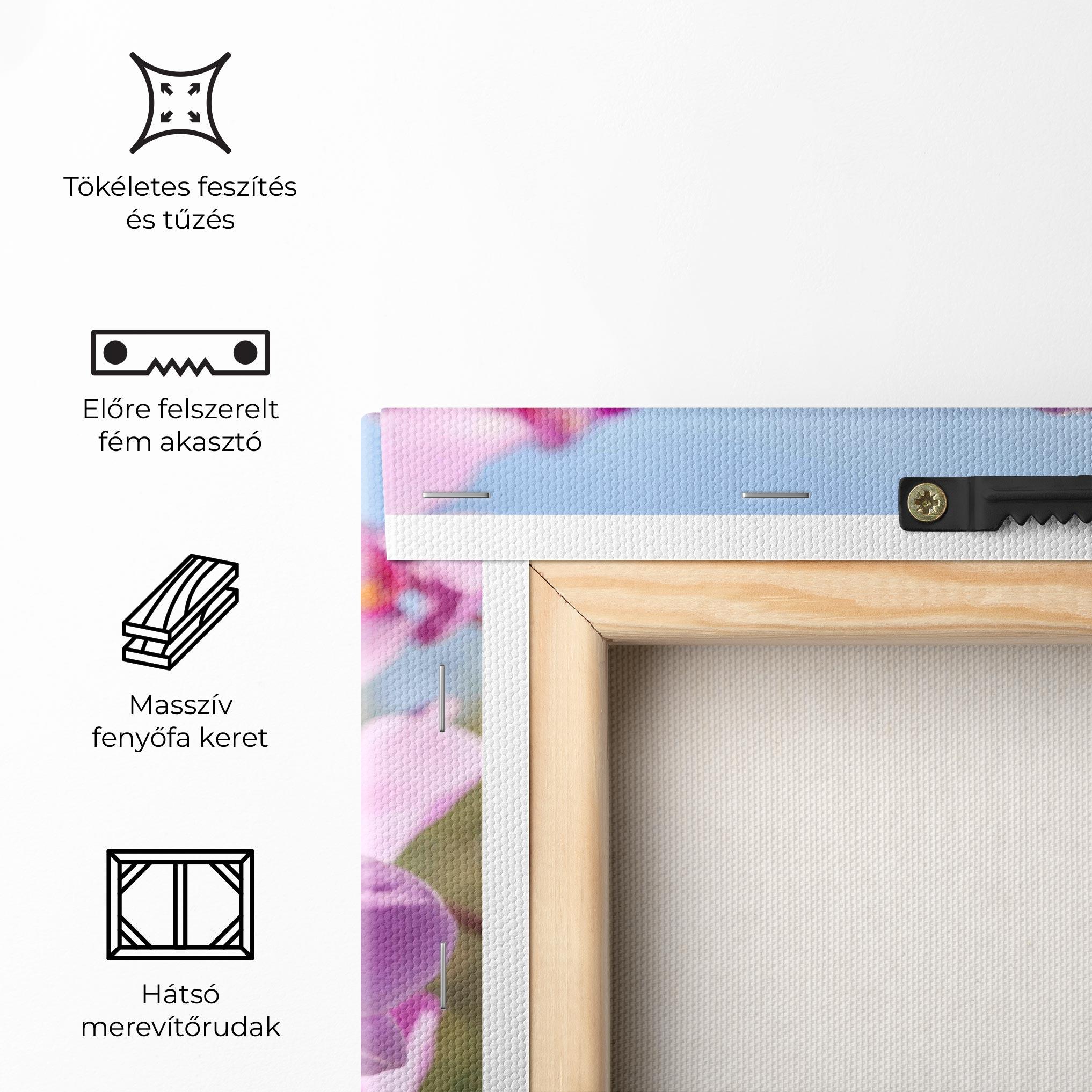 Vászonkép Orchids In The Garden mockup 5