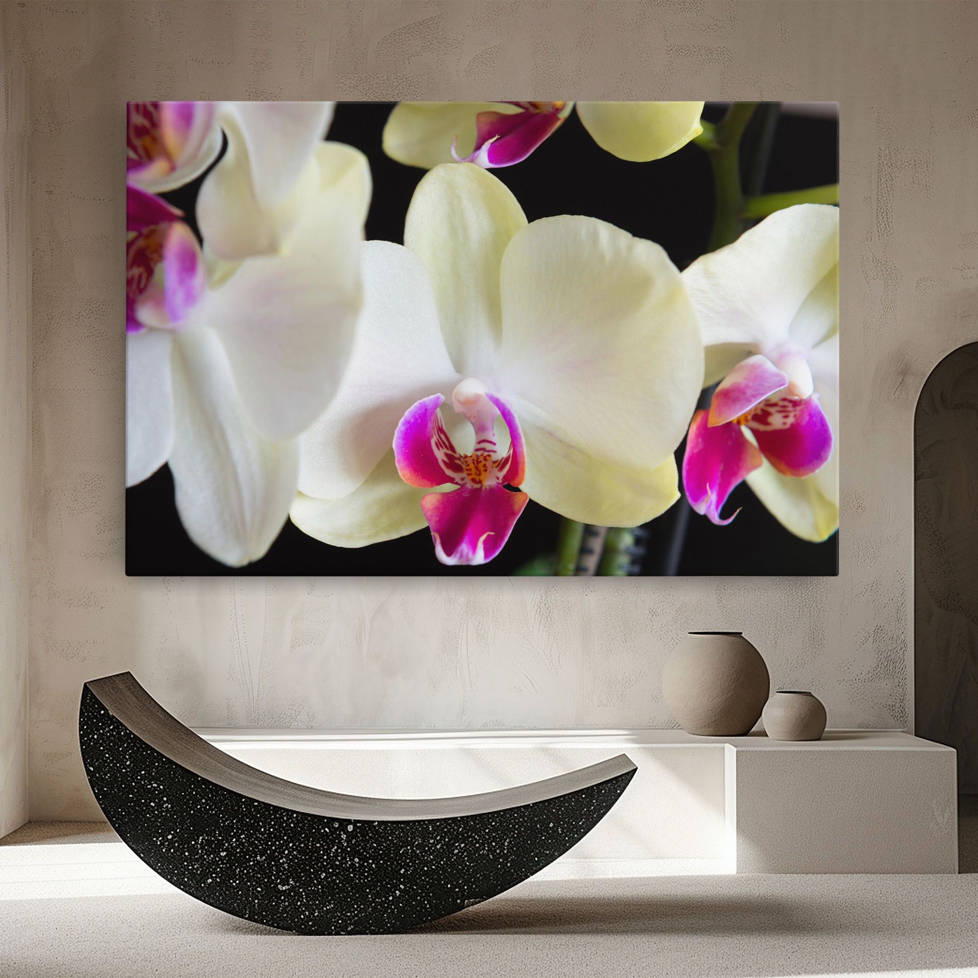 Cream Purple Orchids mockup 8