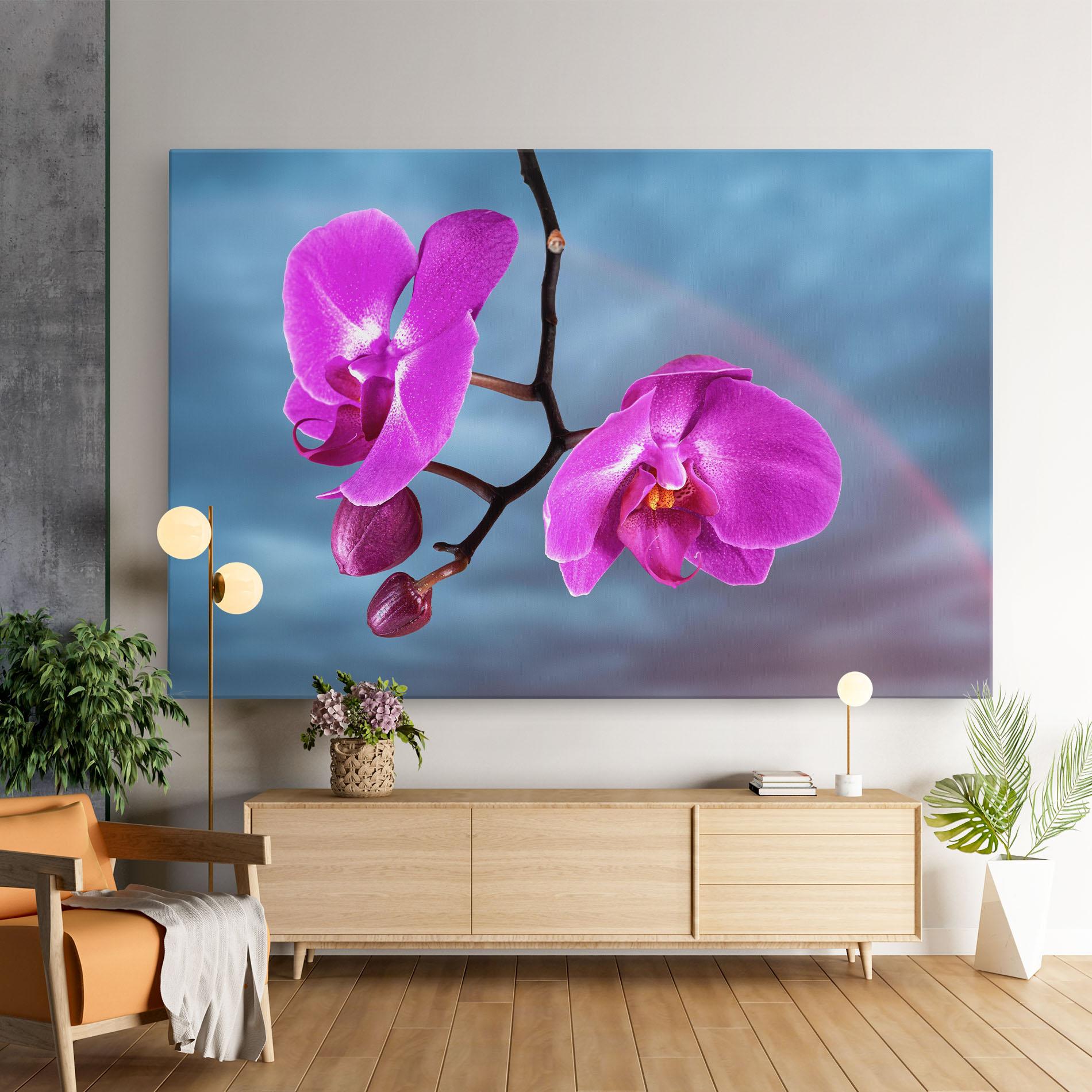 Vászonkép Sky Purple Orchid mockup 9