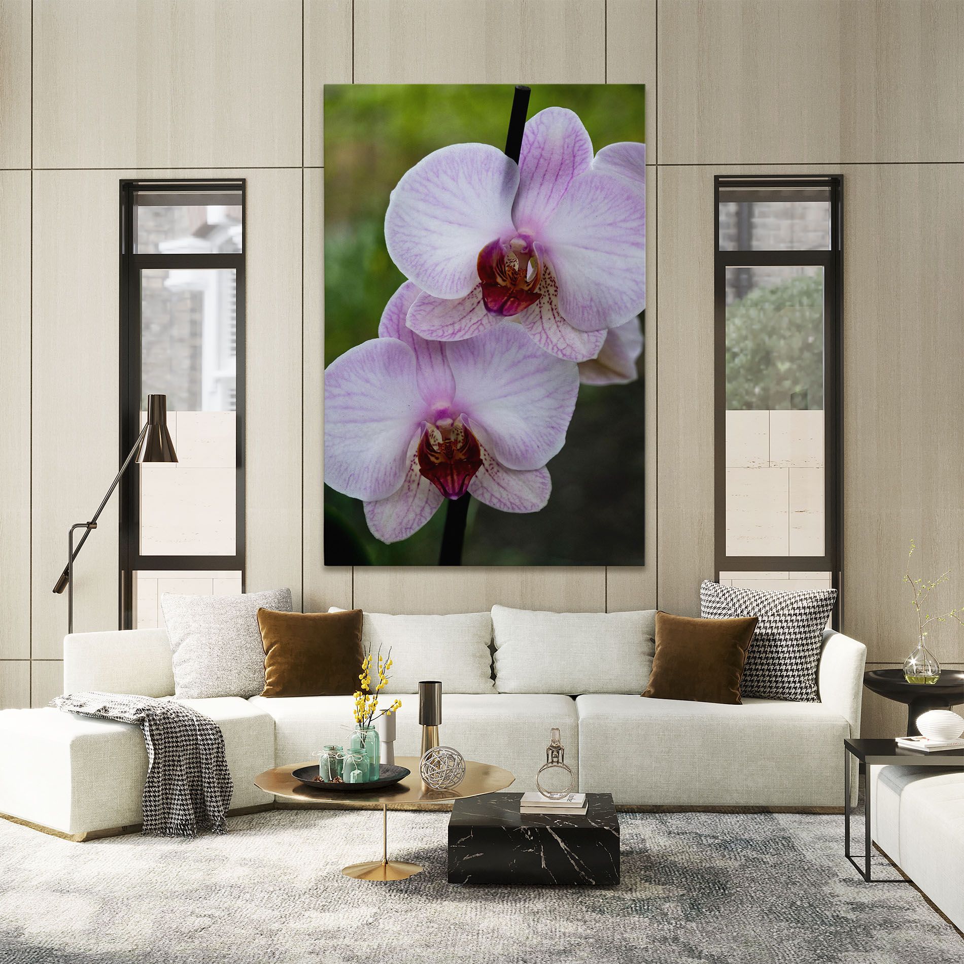 Garden Light Purple Orchid mockup 2